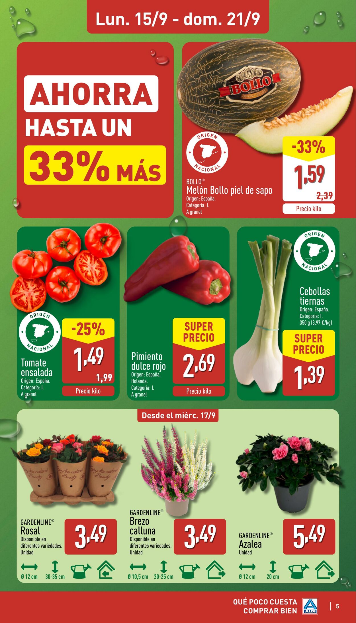 Folleto Aldi 15.09.2025 - 21.09.2025