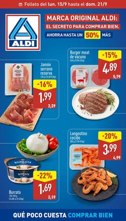 Folleto Aldi 15.09.2025 - 21.09.2025