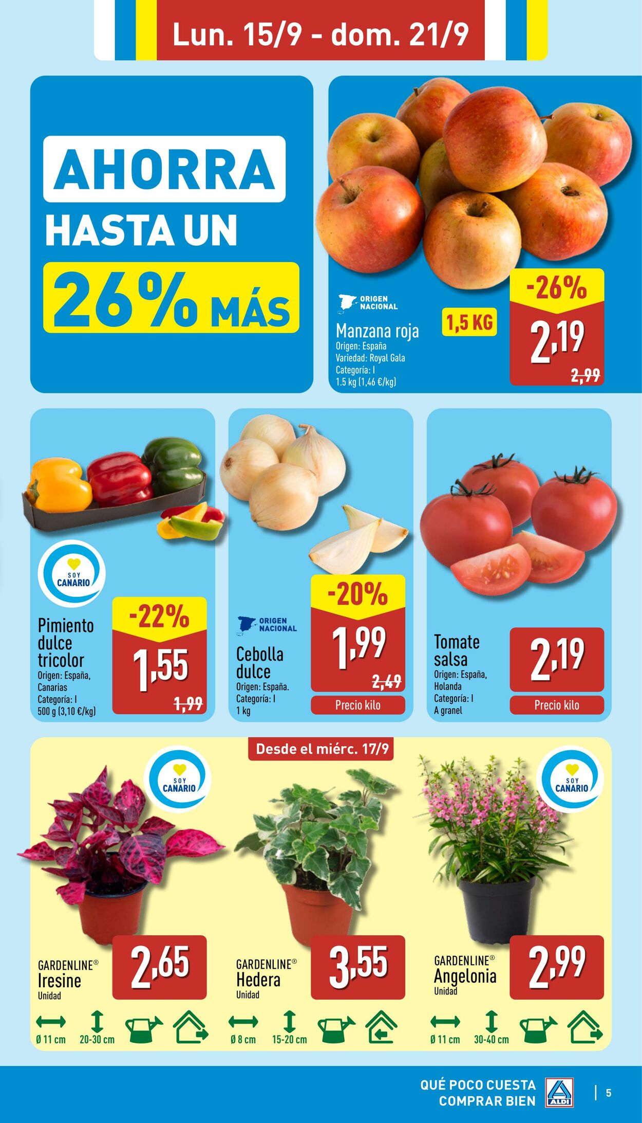 Folleto Aldi 15.09.2025 - 21.09.2025