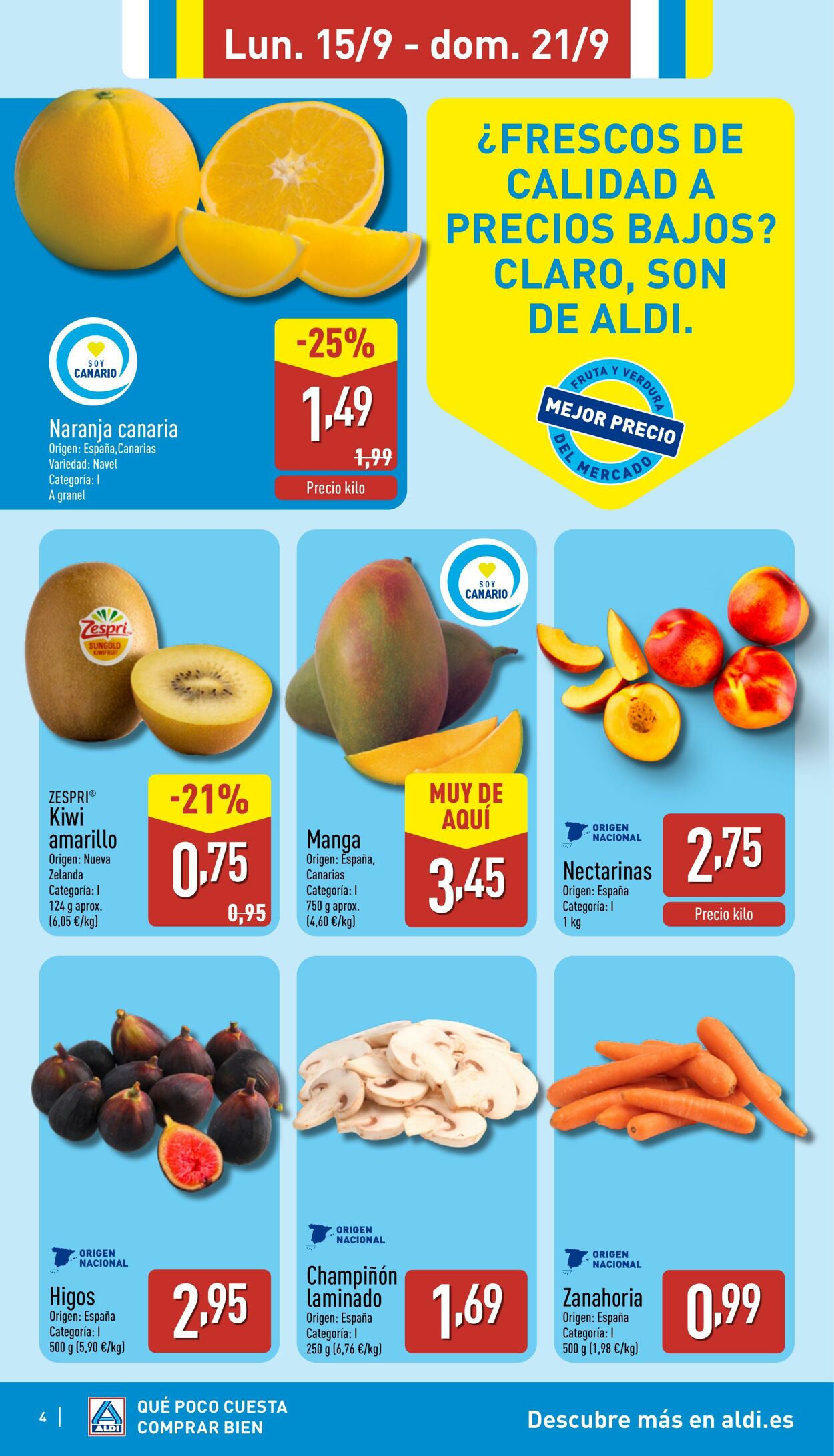 Folleto Aldi 15.09.2025 - 21.09.2025