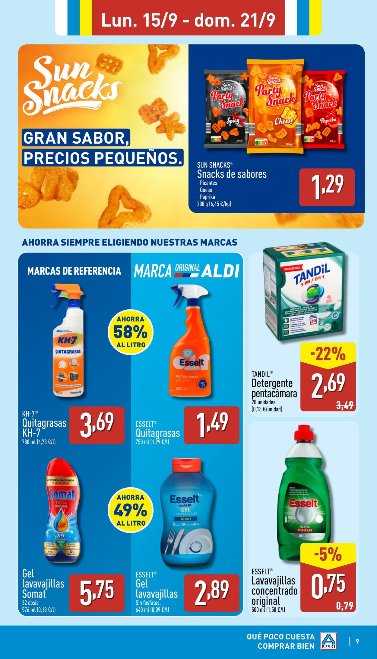 Folleto Aldi 15.09.2025 - 21.09.2025