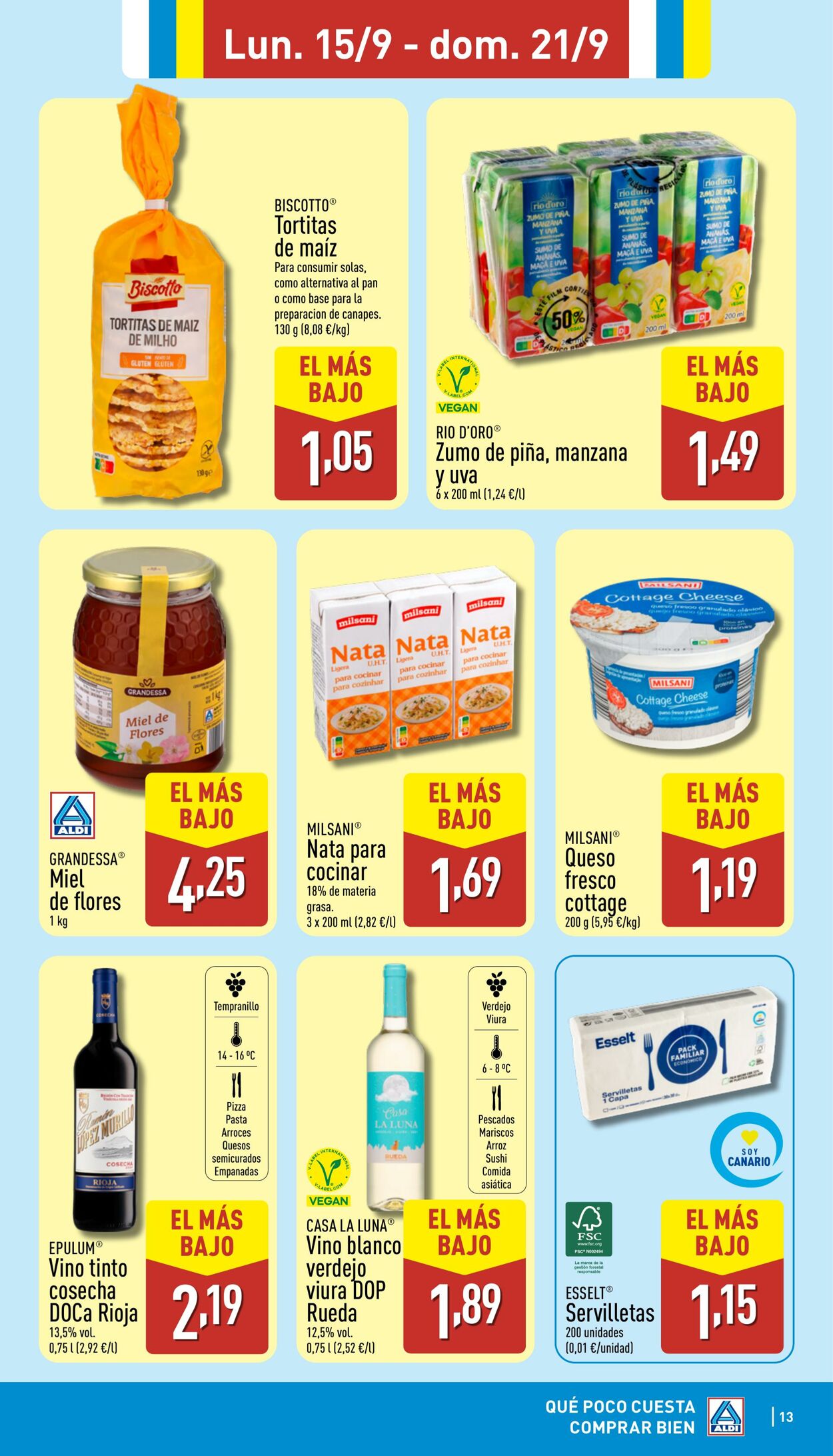 Folleto Aldi 15.09.2025 - 21.09.2025