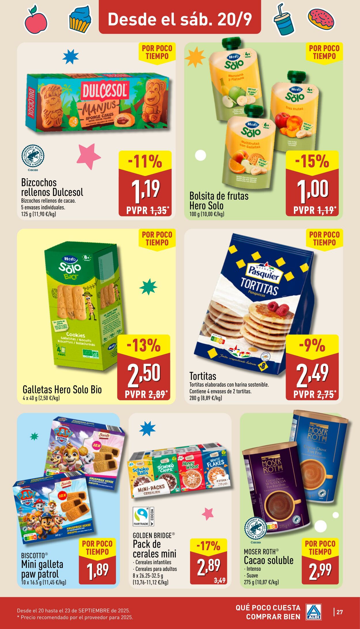 Folleto Aldi 15.09.2025 - 21.09.2025