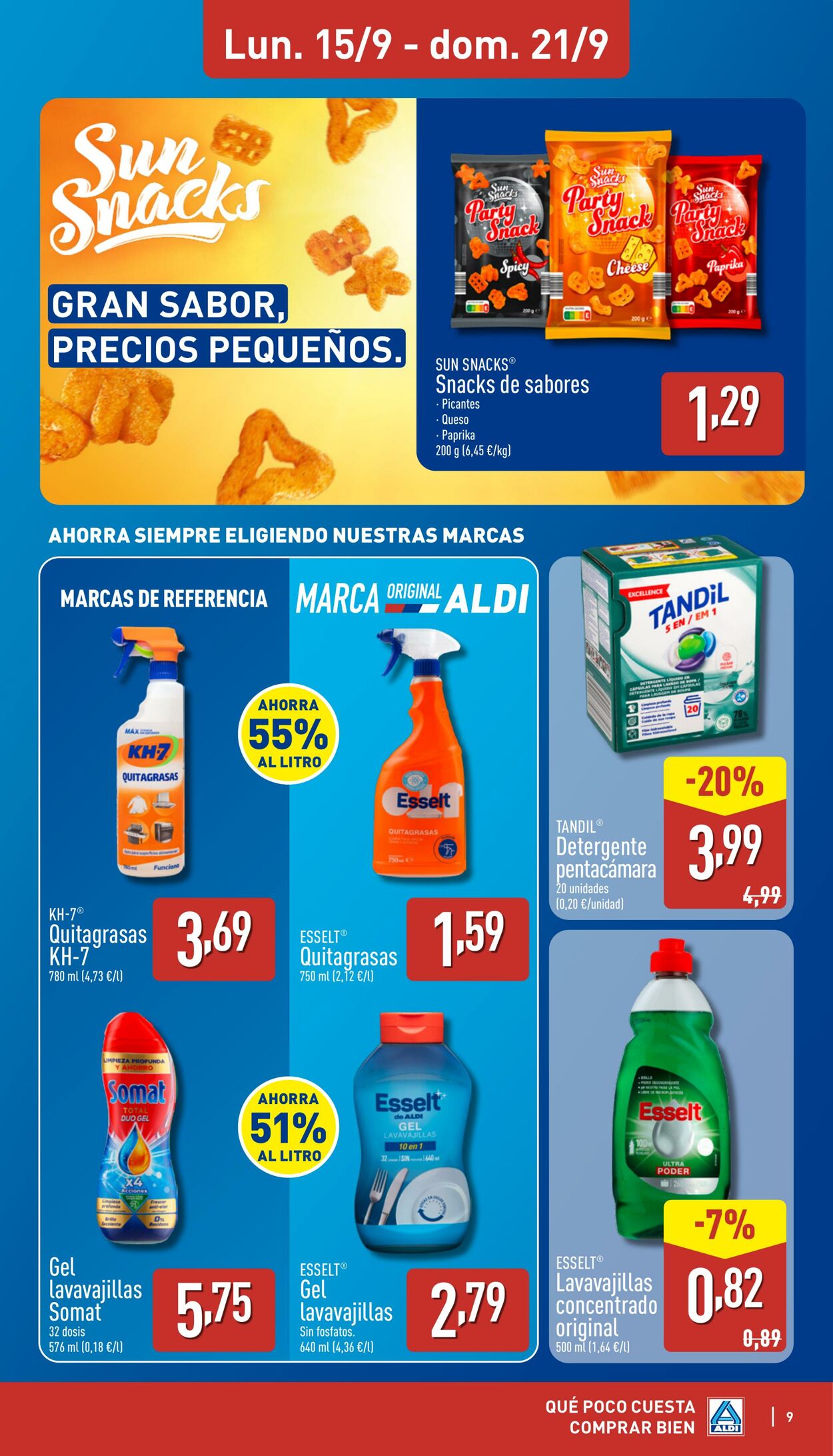 Folleto Aldi 15.09.2025 - 21.09.2025