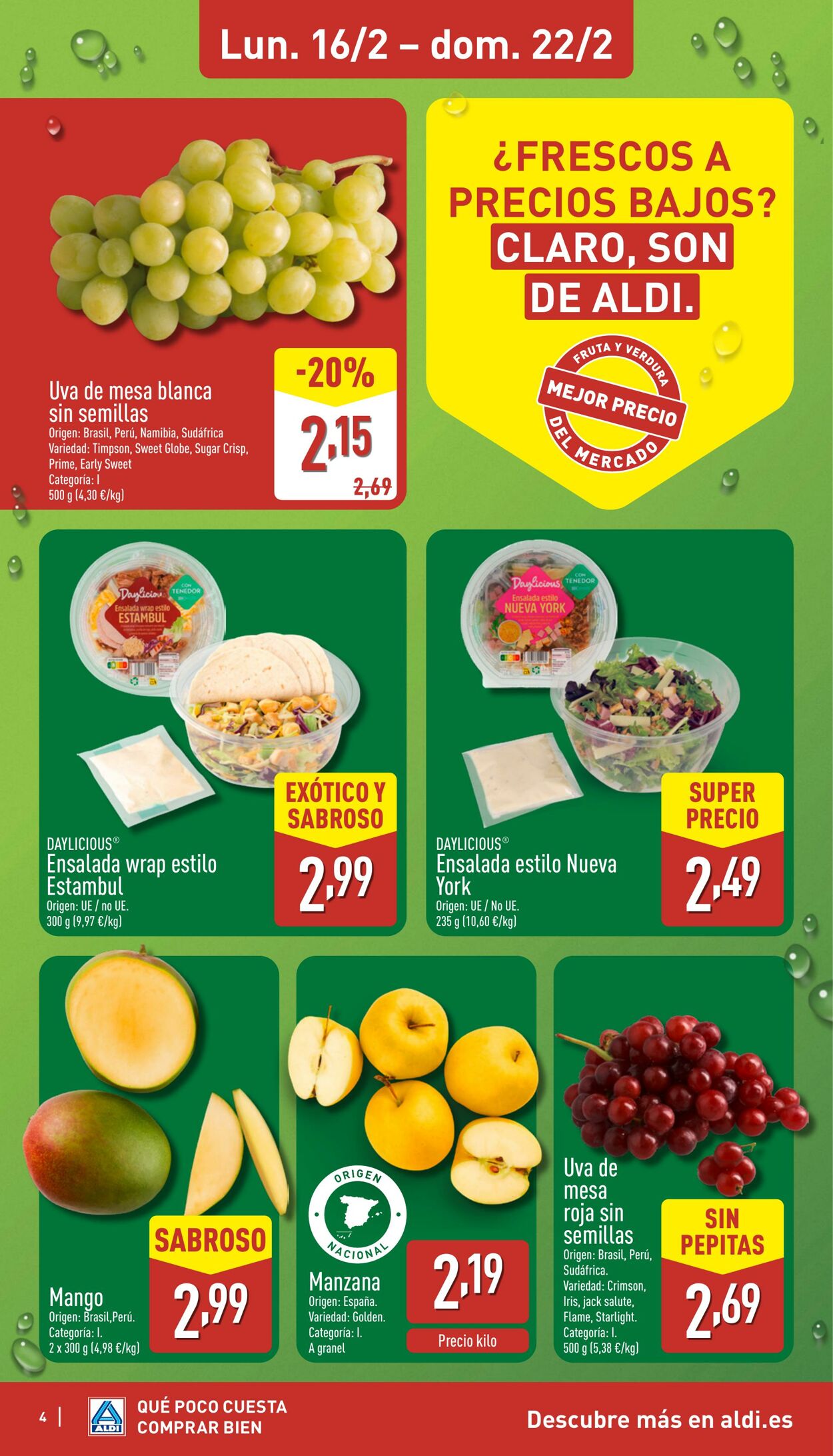 Folleto Aldi 16.02.2026 - 22.02.2026