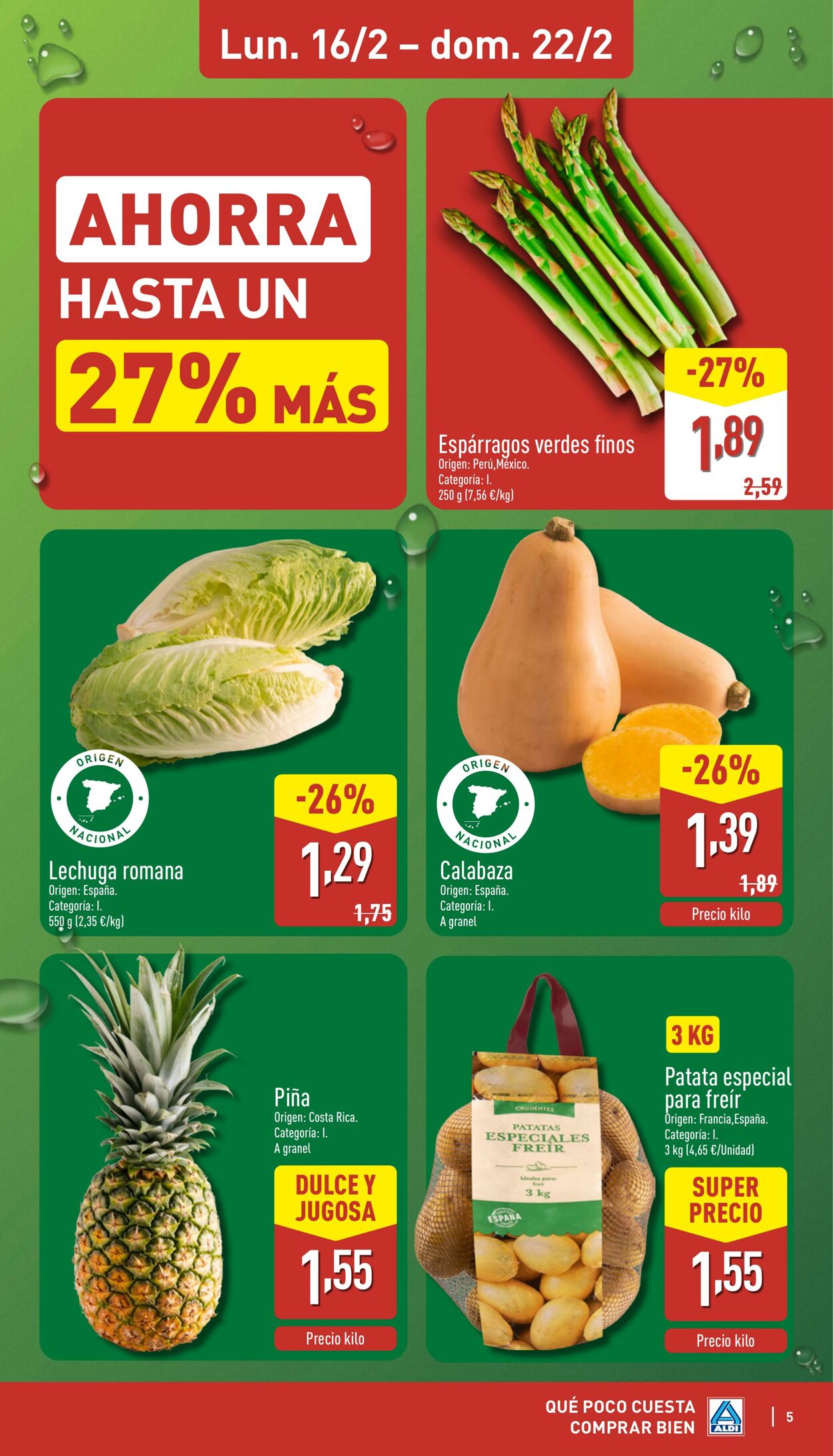 Folleto Aldi 16.02.2026 - 22.02.2026