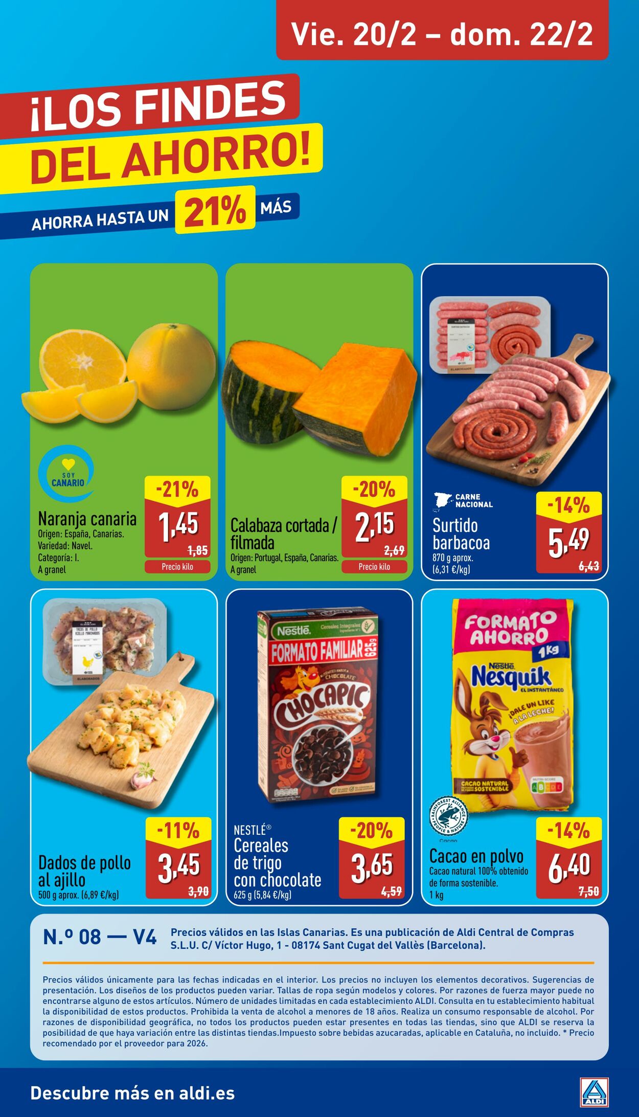 Folleto Aldi 16.02.2026 - 22.02.2026