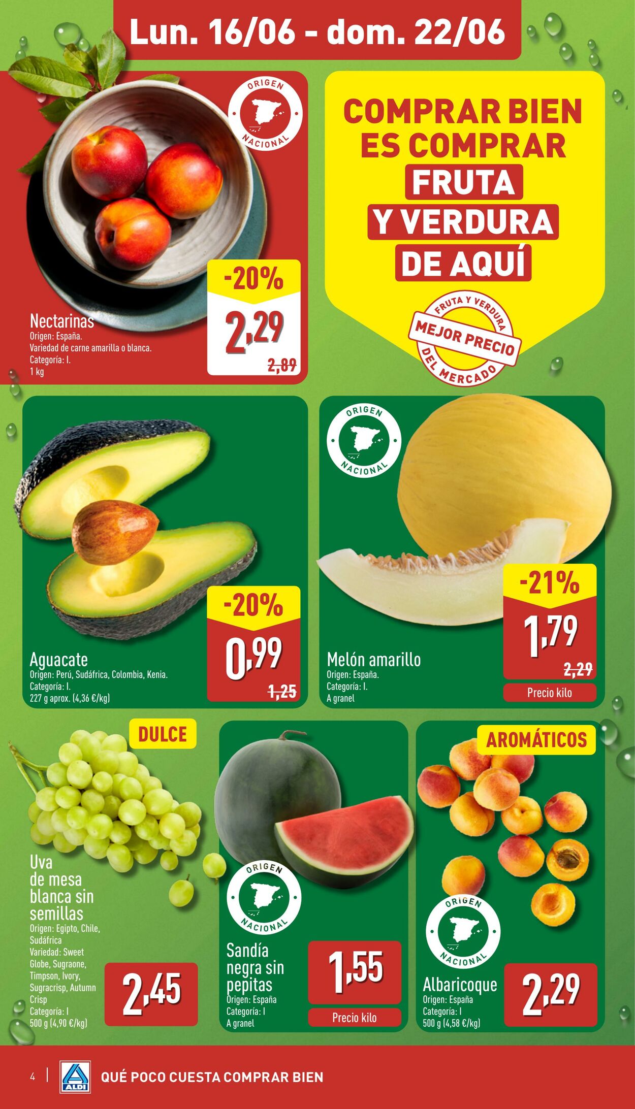 Folleto Aldi 16.06.2025 - 22.06.2025