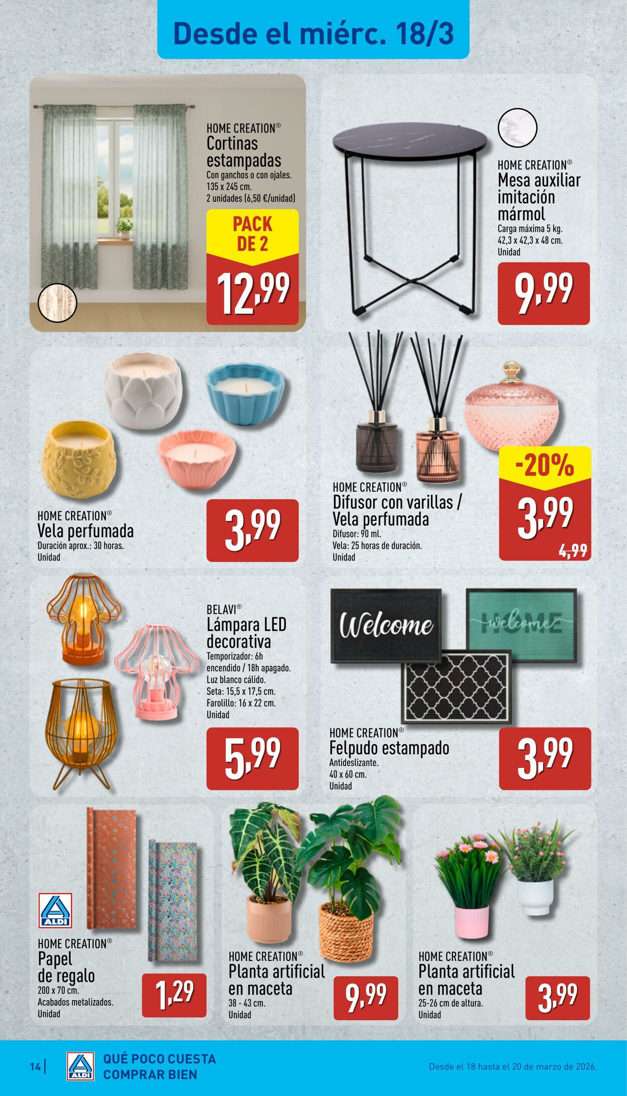 Folleto Aldi 16.03.2026 - 22.03.2026