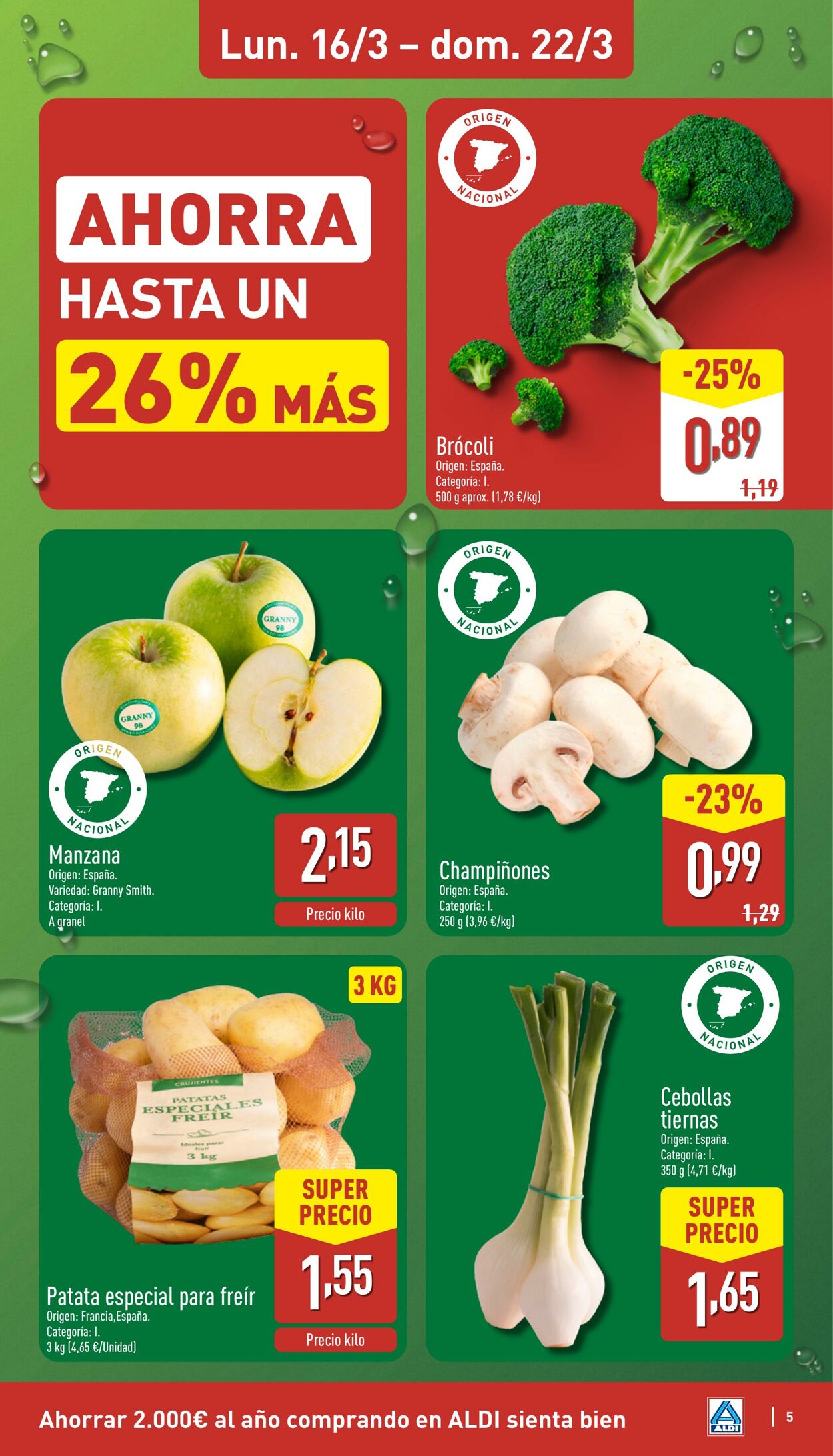 Folleto Aldi 16.03.2026 - 22.03.2026