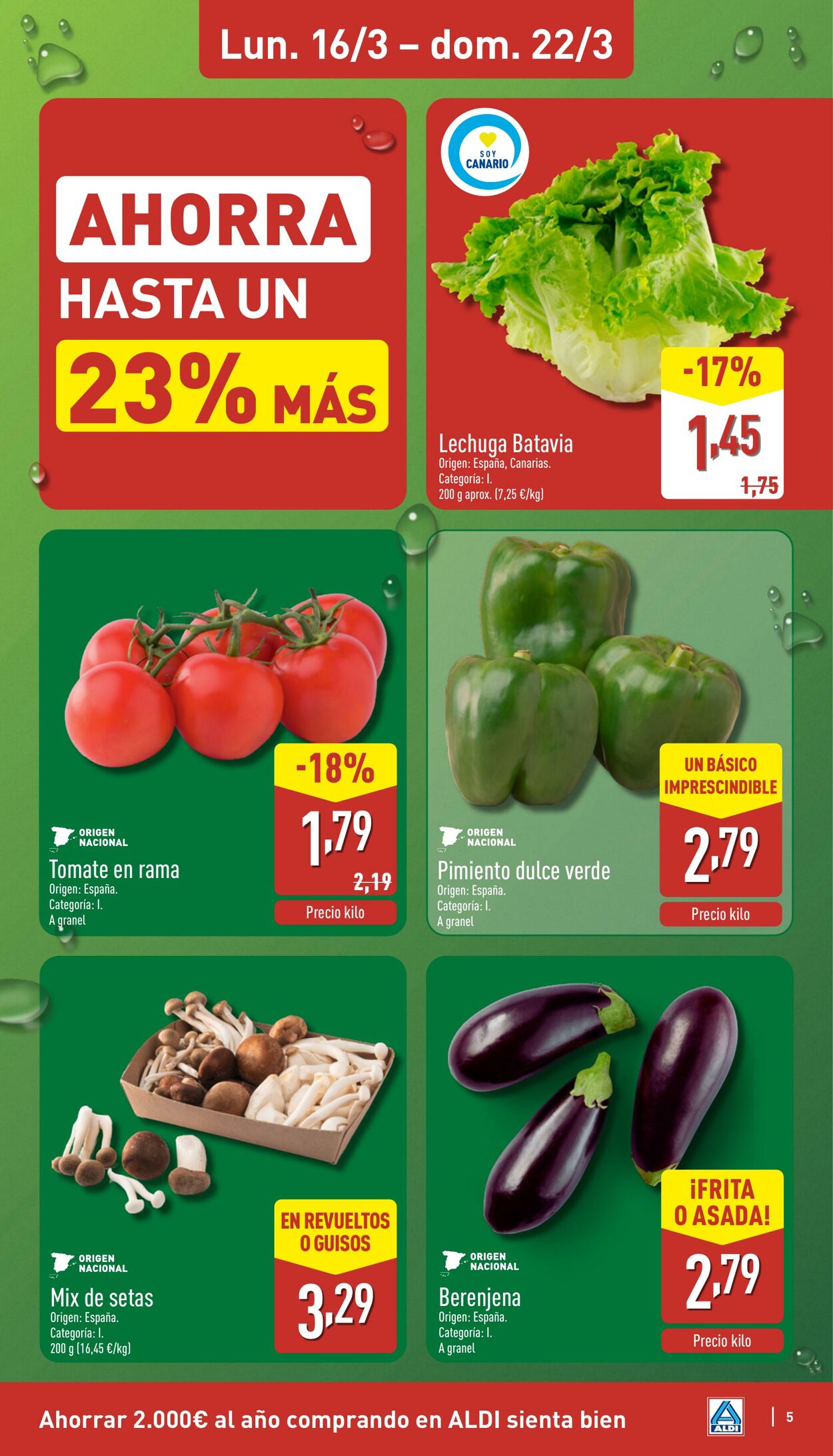 Folleto Aldi 16.03.2026 - 22.03.2026