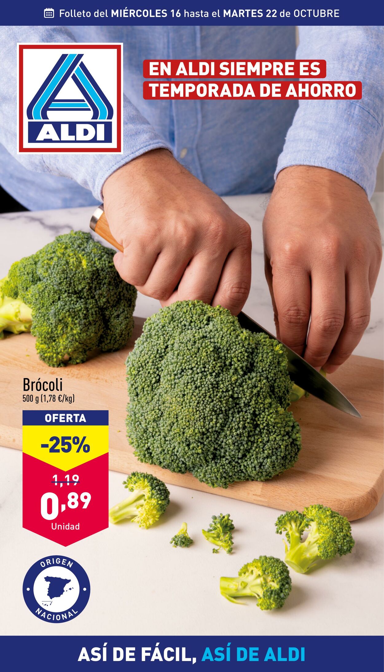 Folleto Aldi - Folleto semanal - Nuestras ofertas del 16 al 22 de octubre - ALDI 16 oct., 2024 - 22 oct., 2024