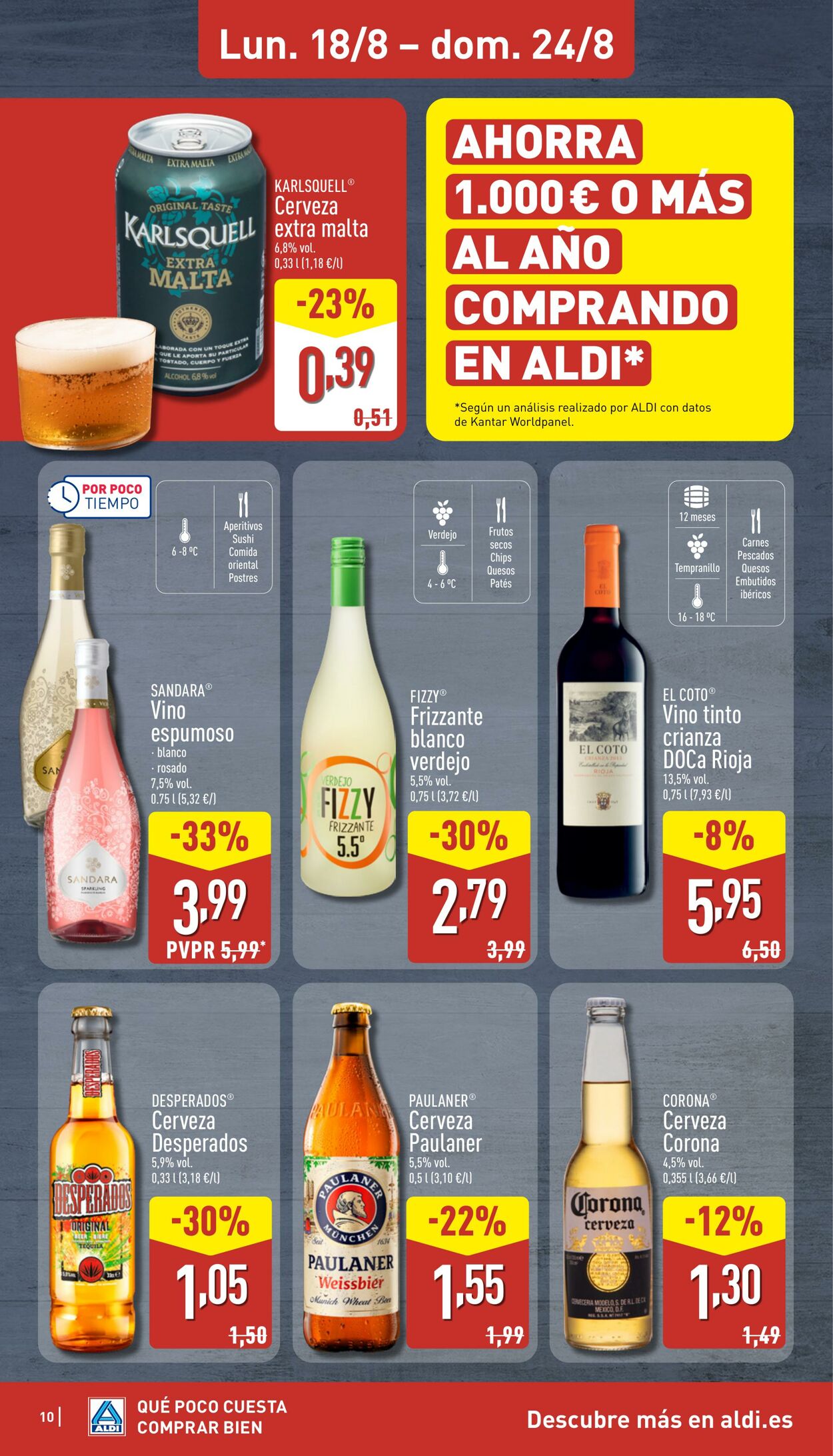 Folleto Aldi 18.08.2025 - 24.08.2025