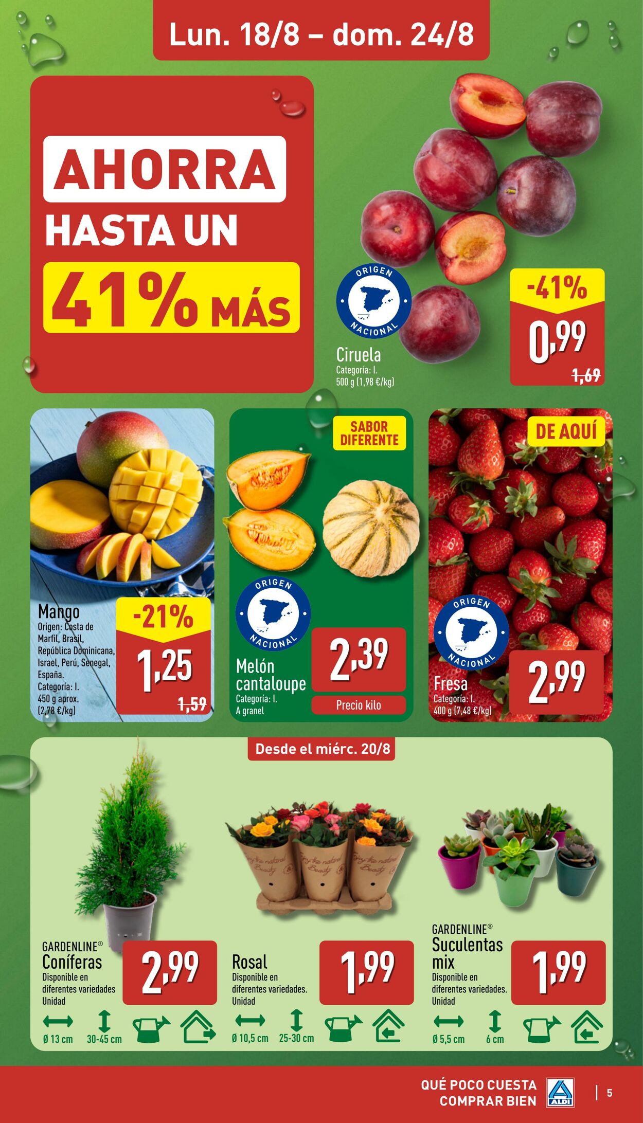 Folleto Aldi 18.08.2025 - 24.08.2025