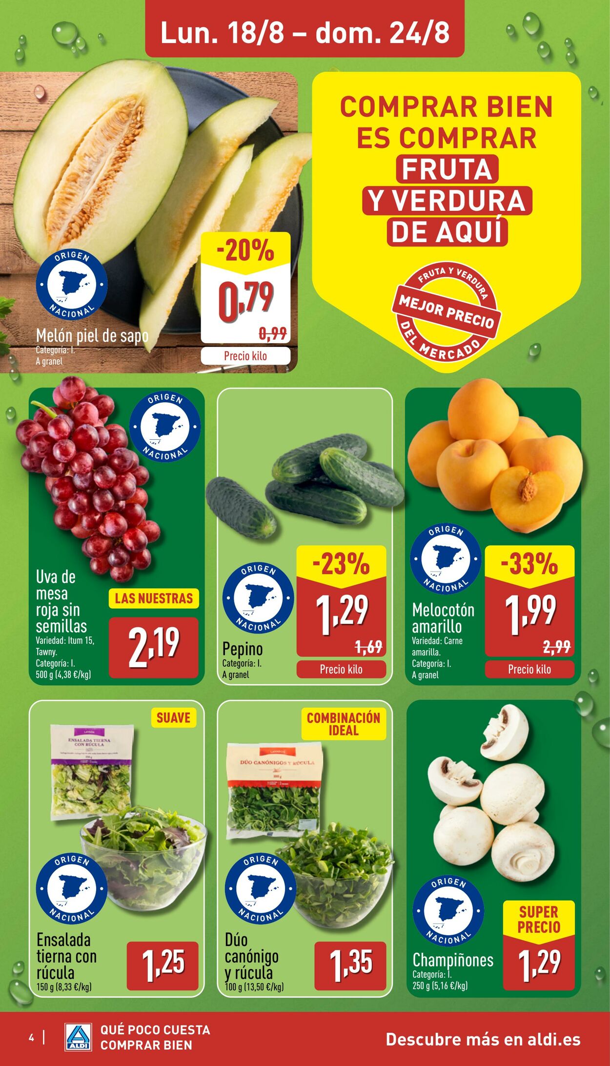 Folleto Aldi 18.08.2025 - 24.08.2025