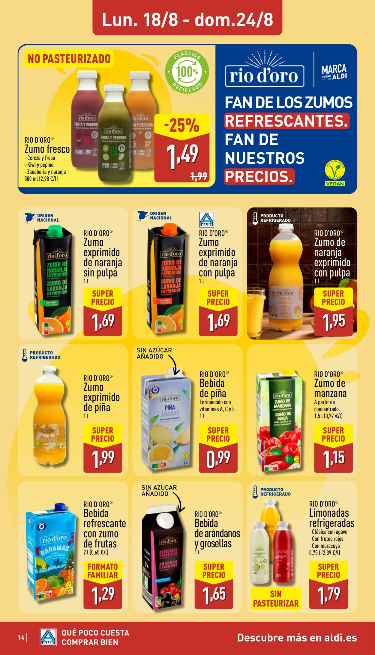 Folleto Aldi 18.08.2025 - 24.08.2025