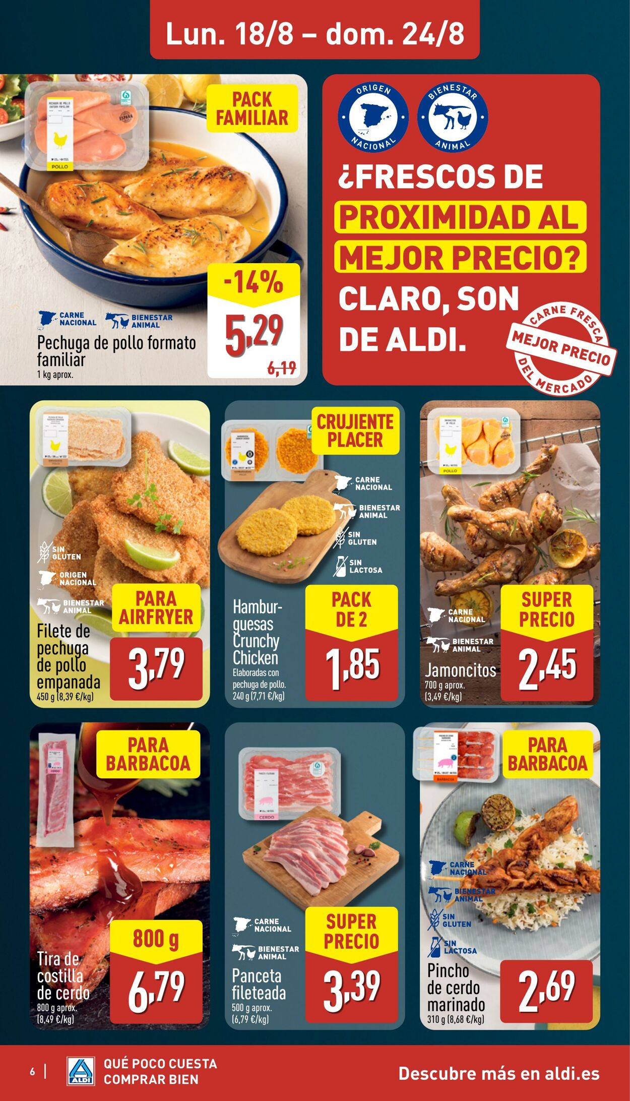 Folleto Aldi 18.08.2025 - 24.08.2025