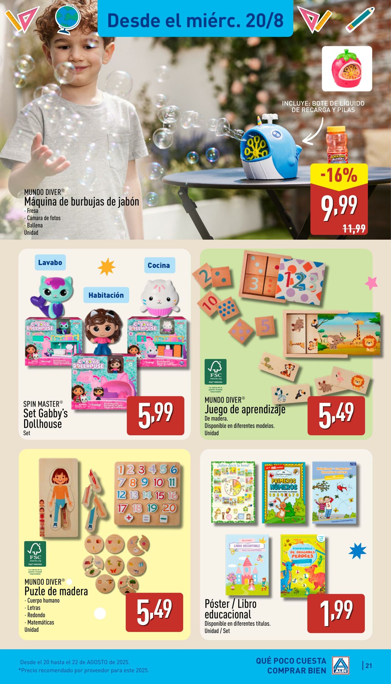 Folleto Aldi 18.08.2025 - 24.08.2025