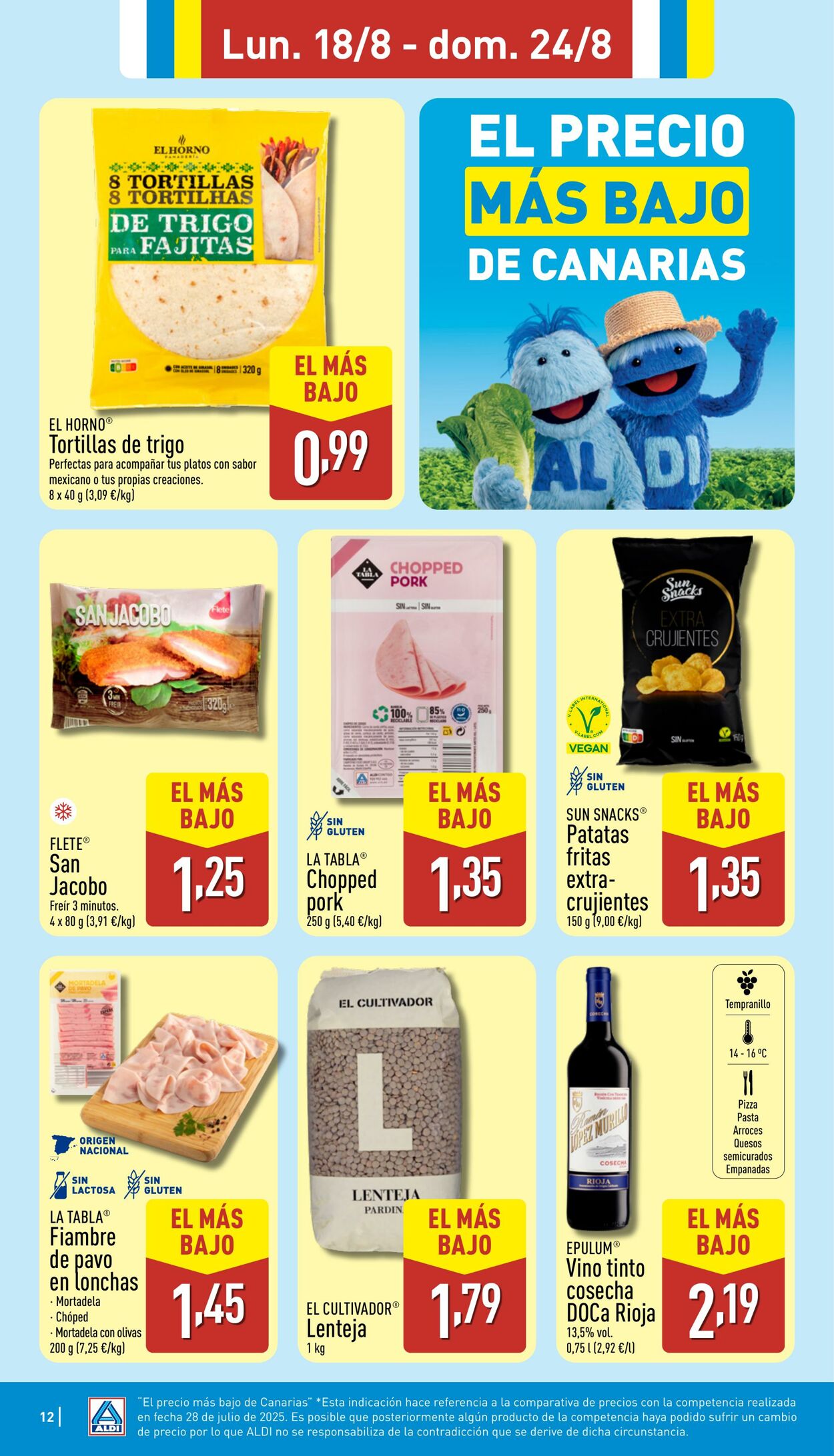 Folleto Aldi 18.08.2025 - 24.08.2025