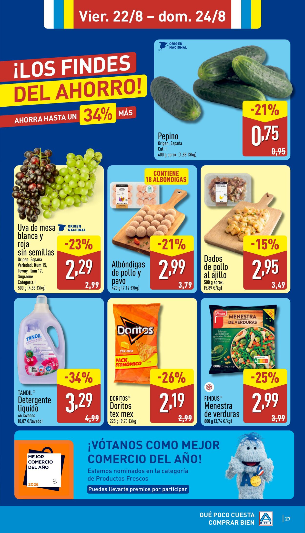 Folleto Aldi 18.08.2025 - 24.08.2025