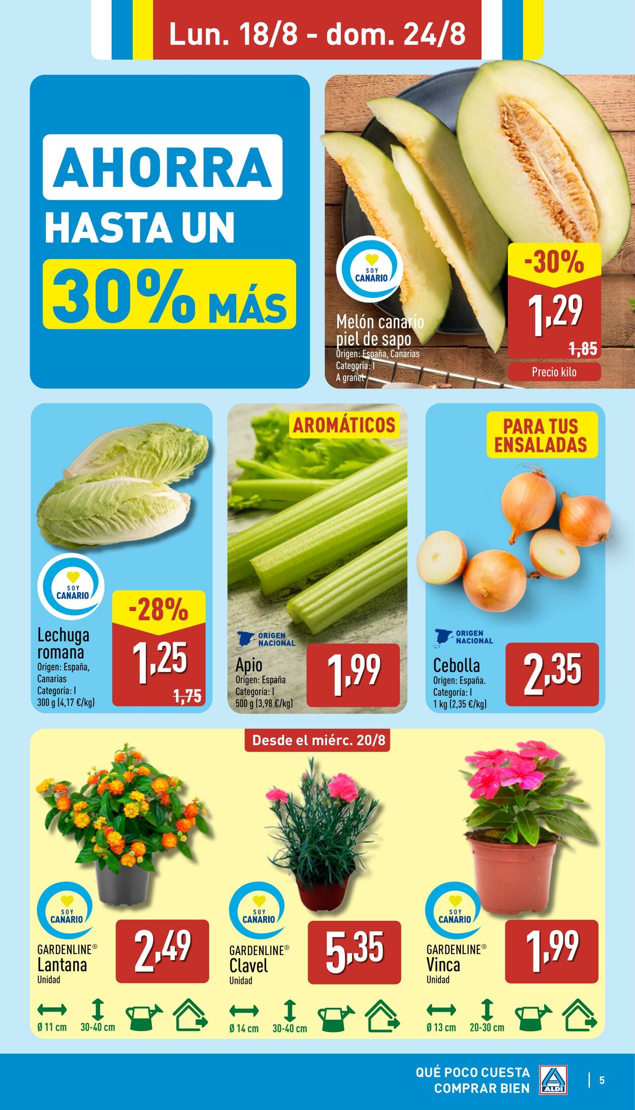 Folleto Aldi 18.08.2025 - 24.08.2025