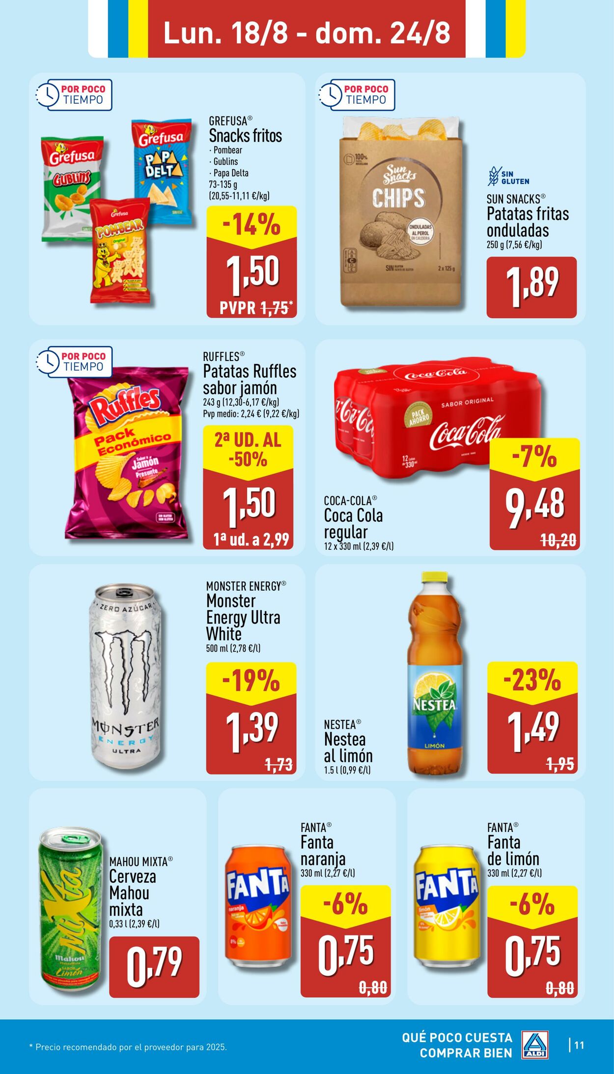 Folleto Aldi 18.08.2025 - 24.08.2025