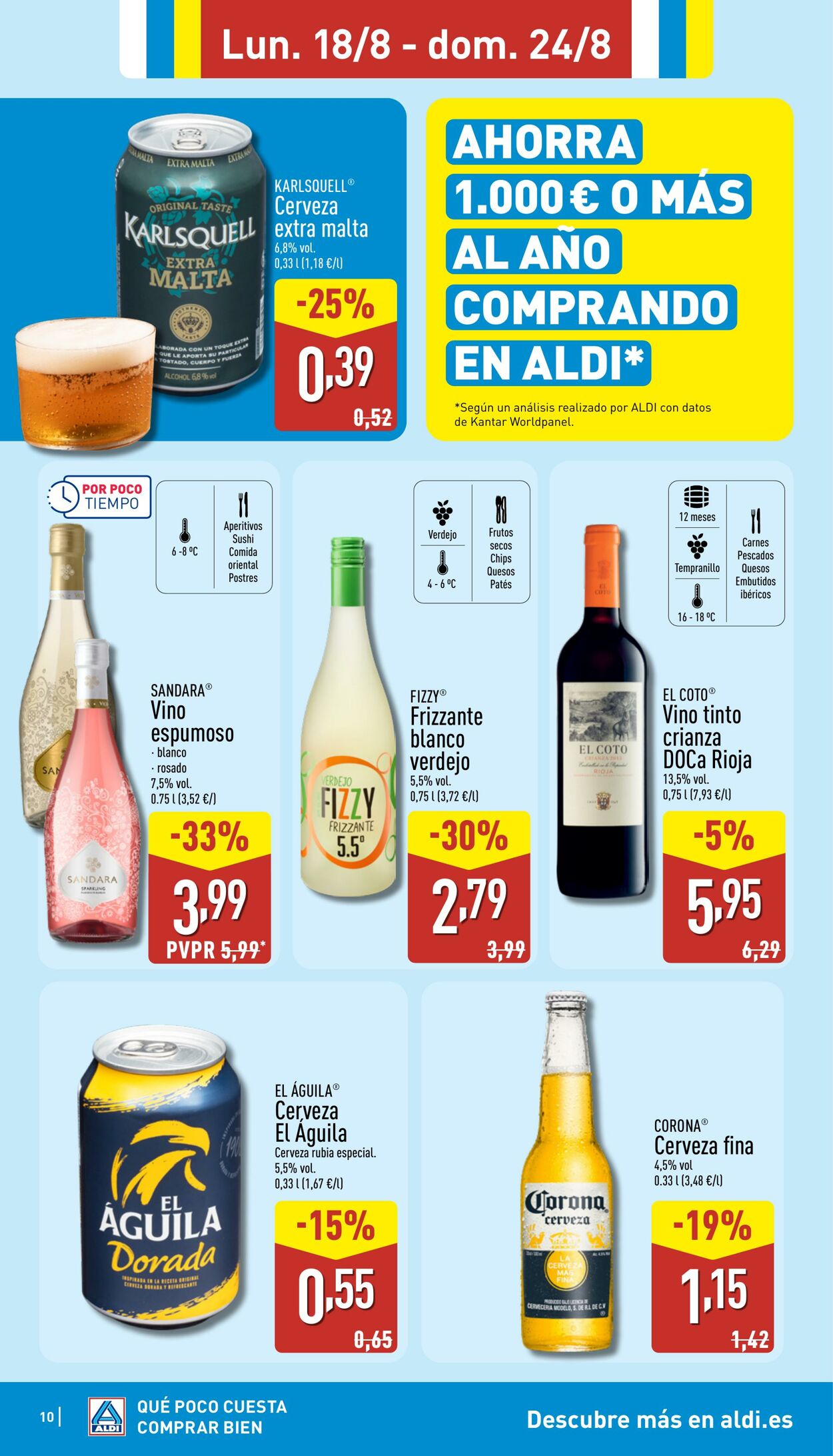 Folleto Aldi 18.08.2025 - 24.08.2025