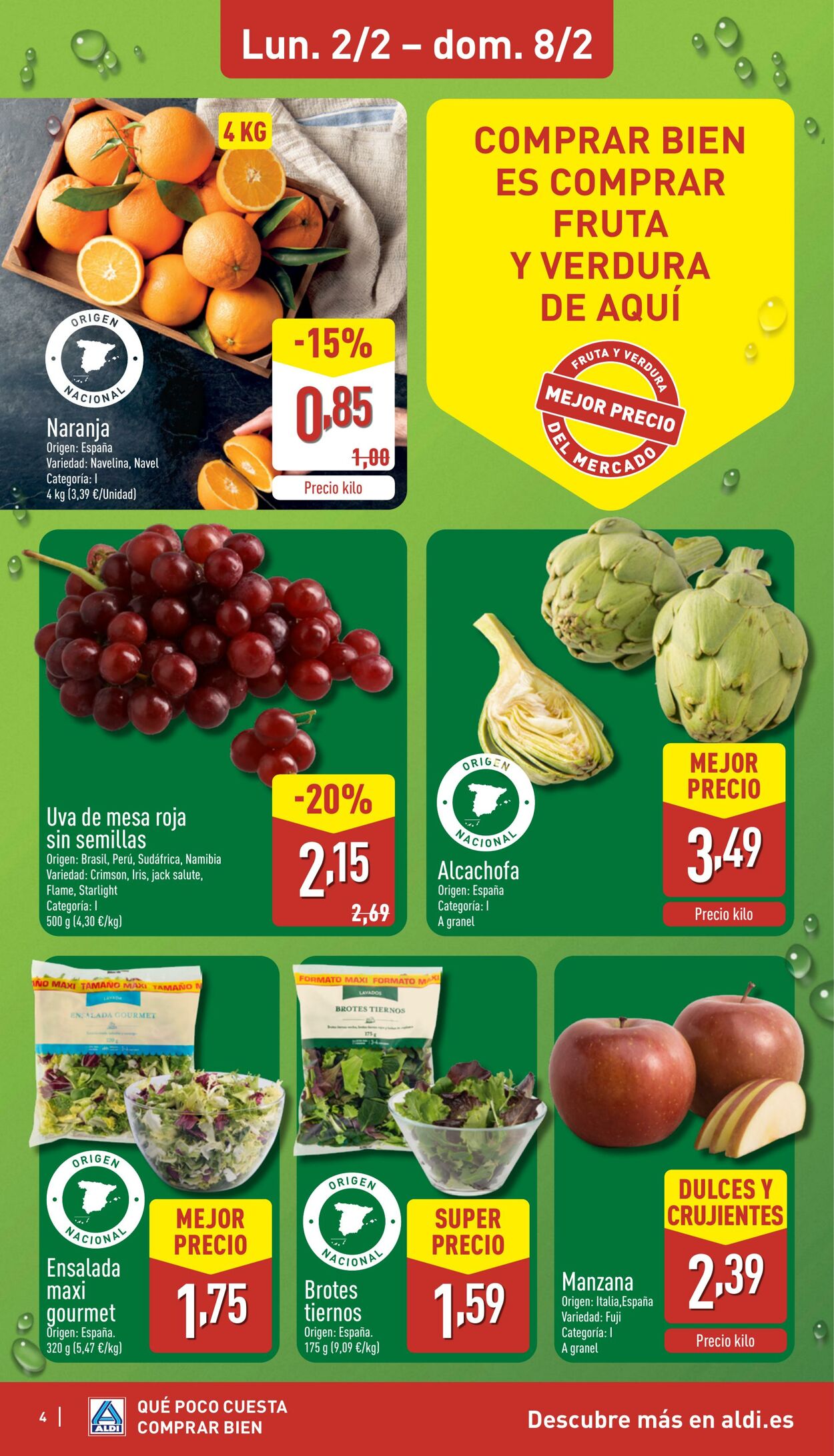 Folleto Aldi 02.02.2026 - 08.02.2026