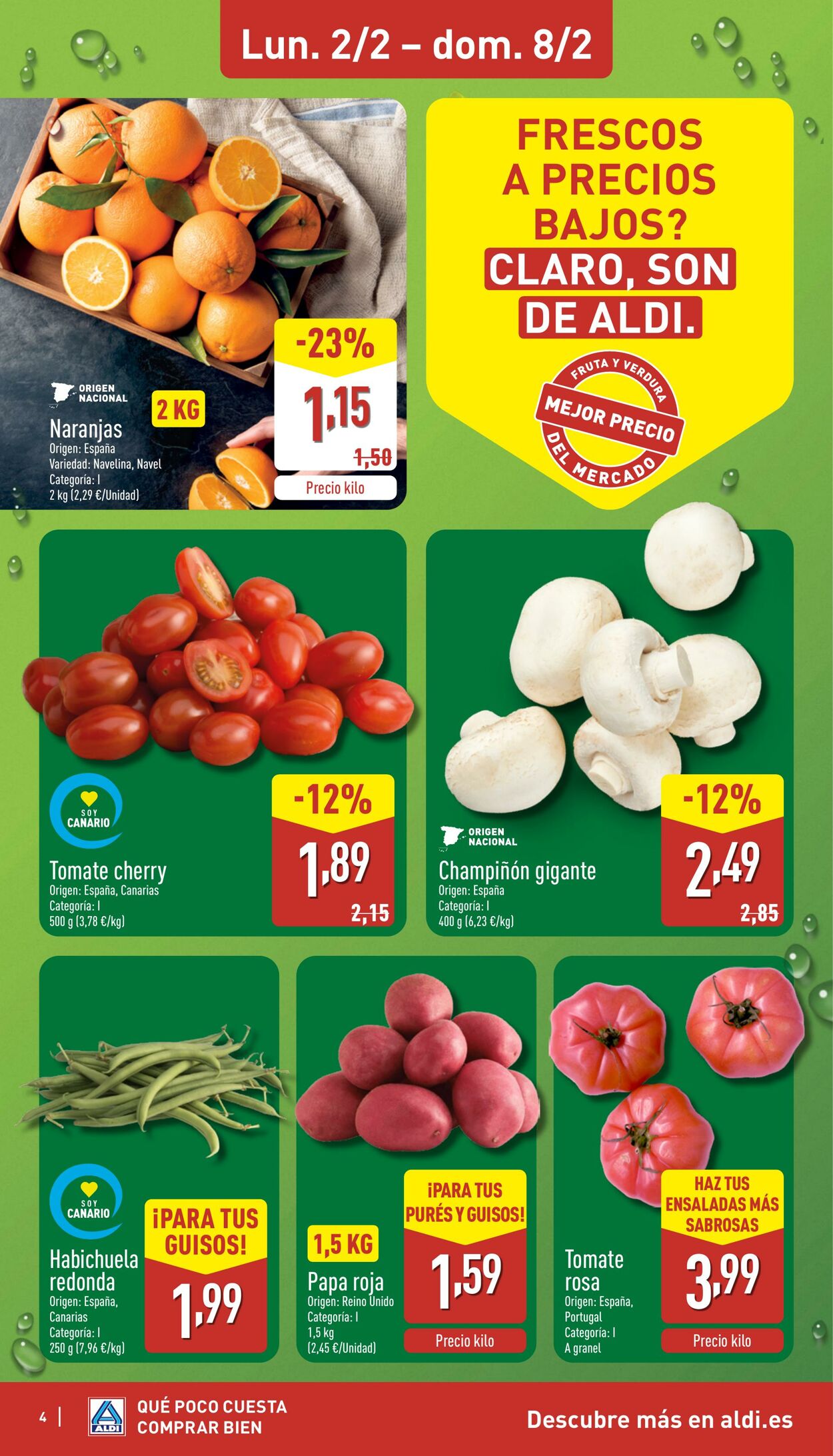 Folleto Aldi 02.02.2026 - 08.02.2026