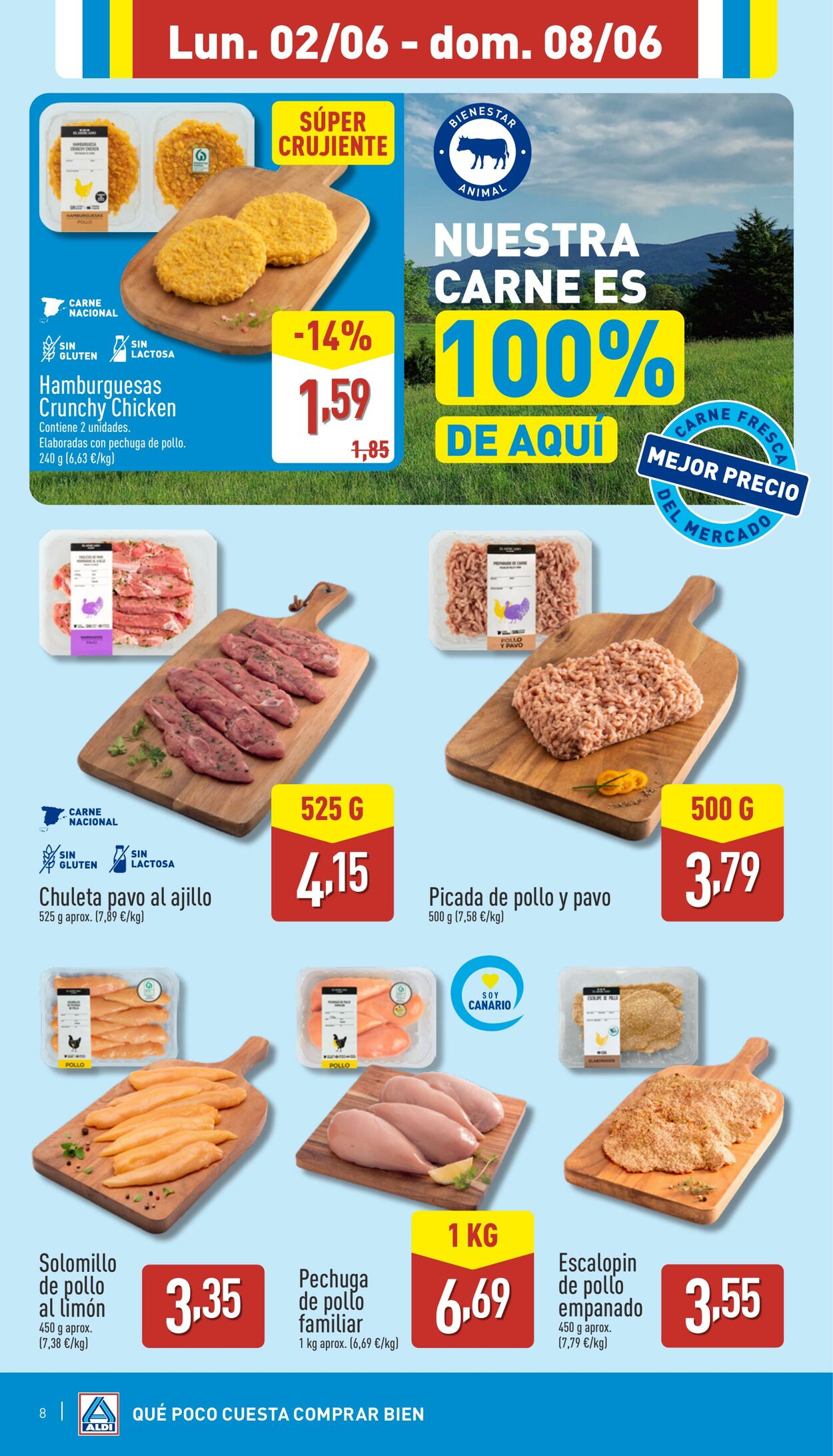 Folleto Aldi 02.06.2025 - 08.06.2025