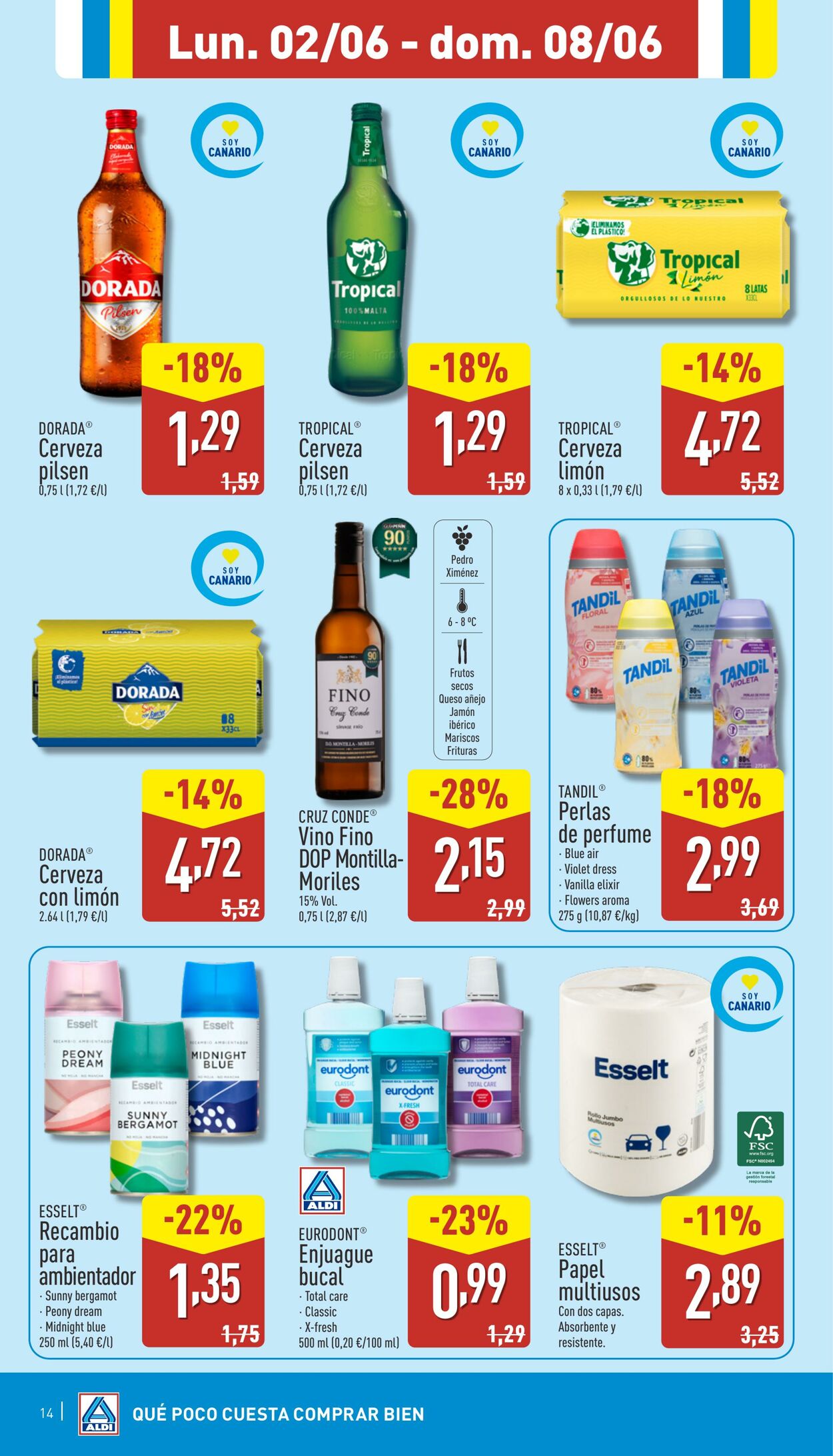 Folleto Aldi 02.06.2025 - 08.06.2025