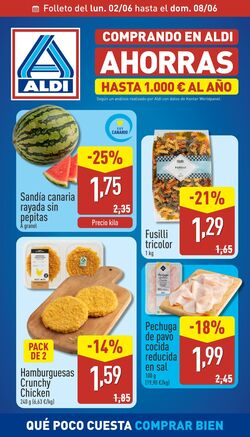 Folleto Aldi 02.06.2025 - 08.06.2025