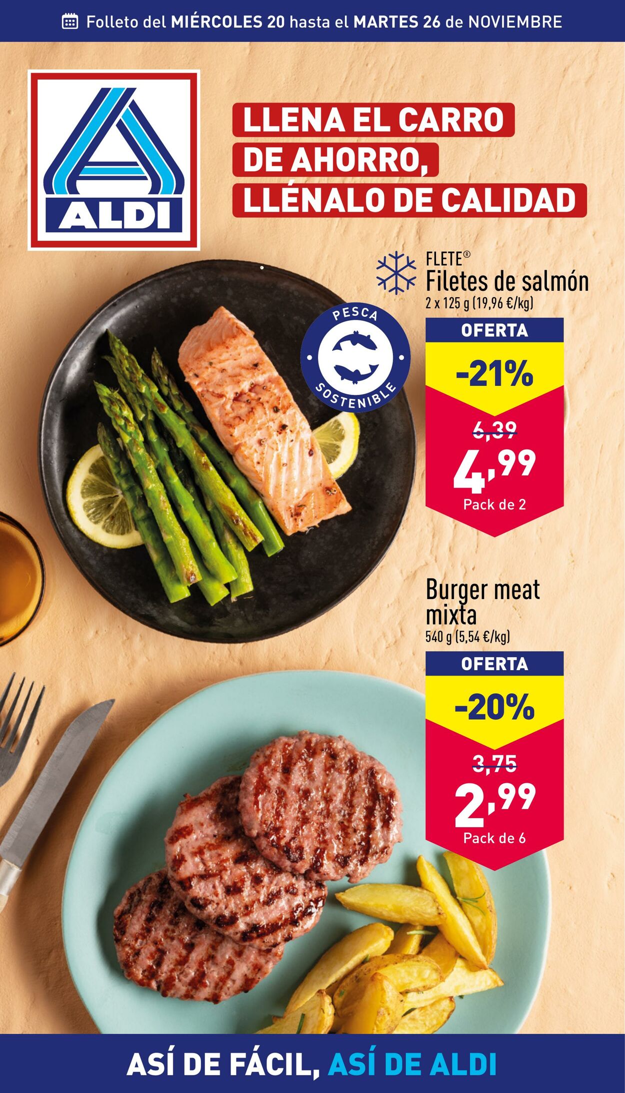 Folleto Aldi - Folleto semanal - Nuestras ofertas del 20 al 26 de noviembre - ALDI 20 nov., 2024 - 26 nov., 2024