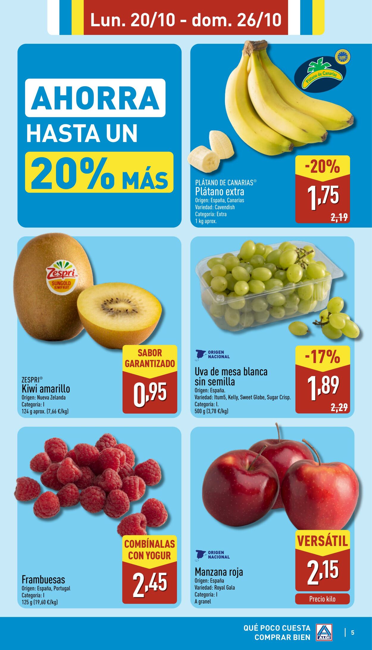 Folleto Aldi 20.10.2025 - 26.10.2025