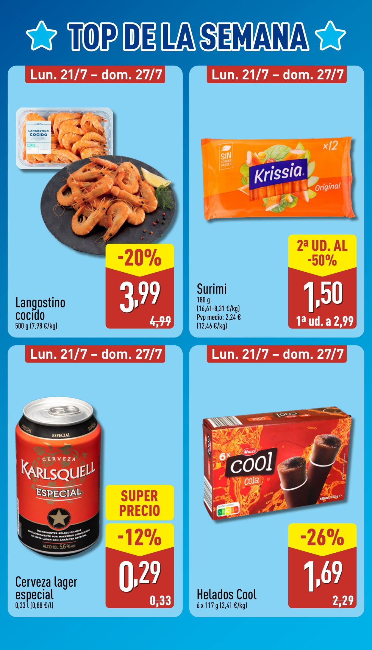 Folleto Aldi 21.07.2025 - 27.07.2025