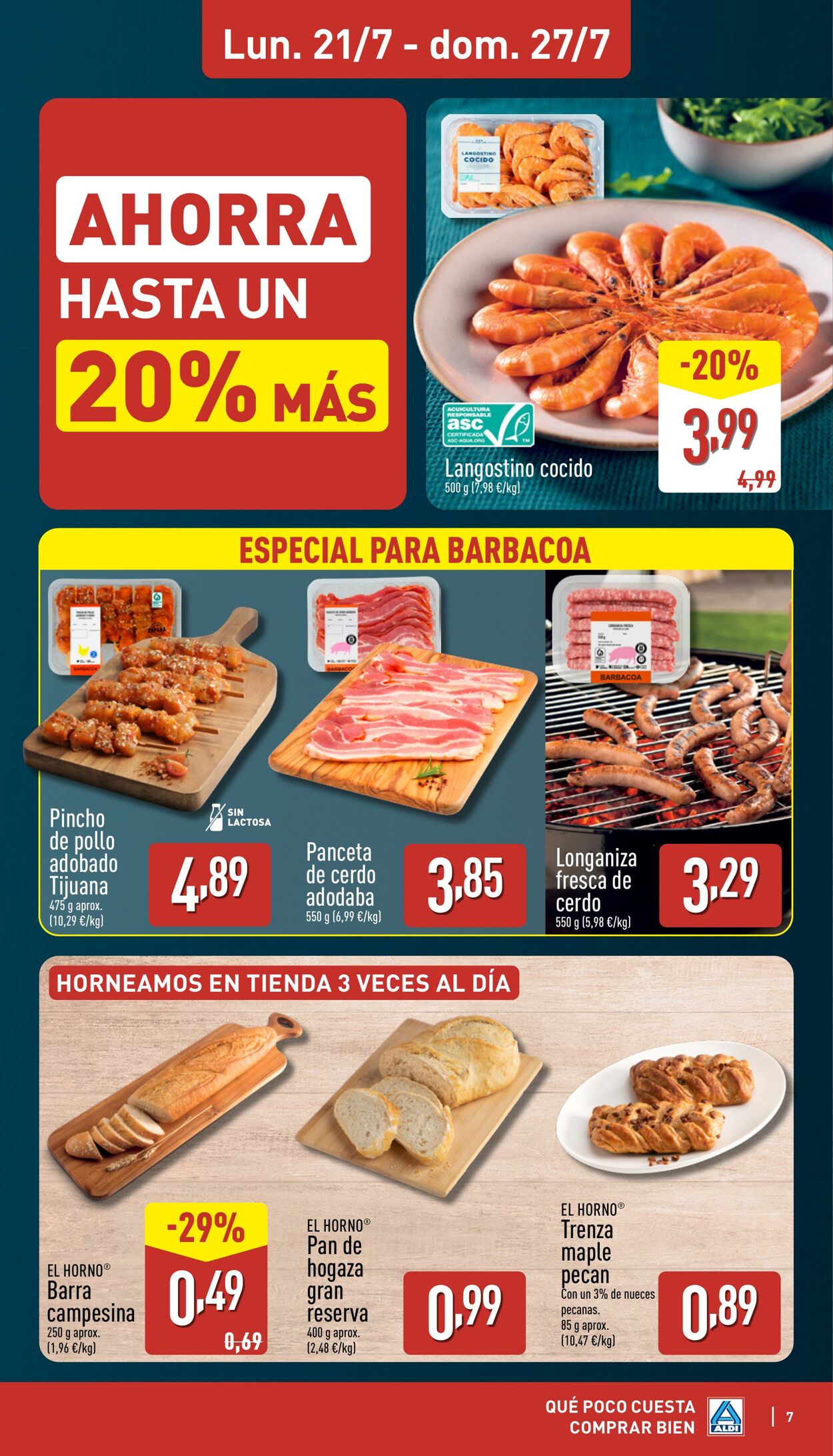 Folleto Aldi 21.07.2025 - 27.07.2025