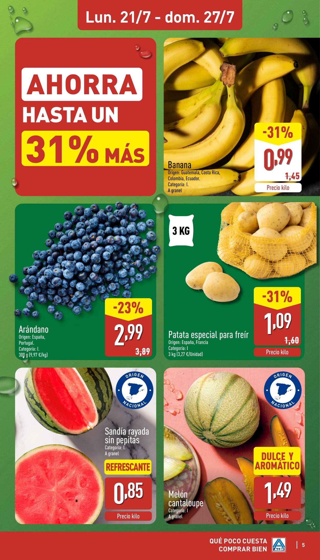 Folleto Aldi 21.07.2025 - 27.07.2025