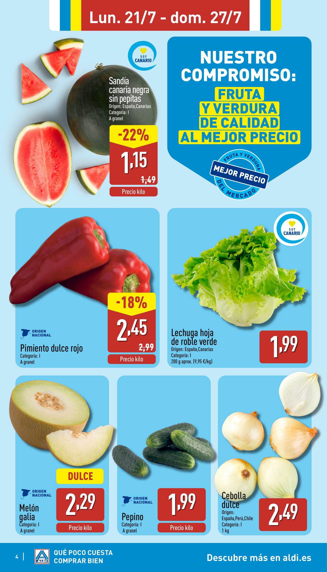 Folleto Aldi 21.07.2025 - 27.07.2025