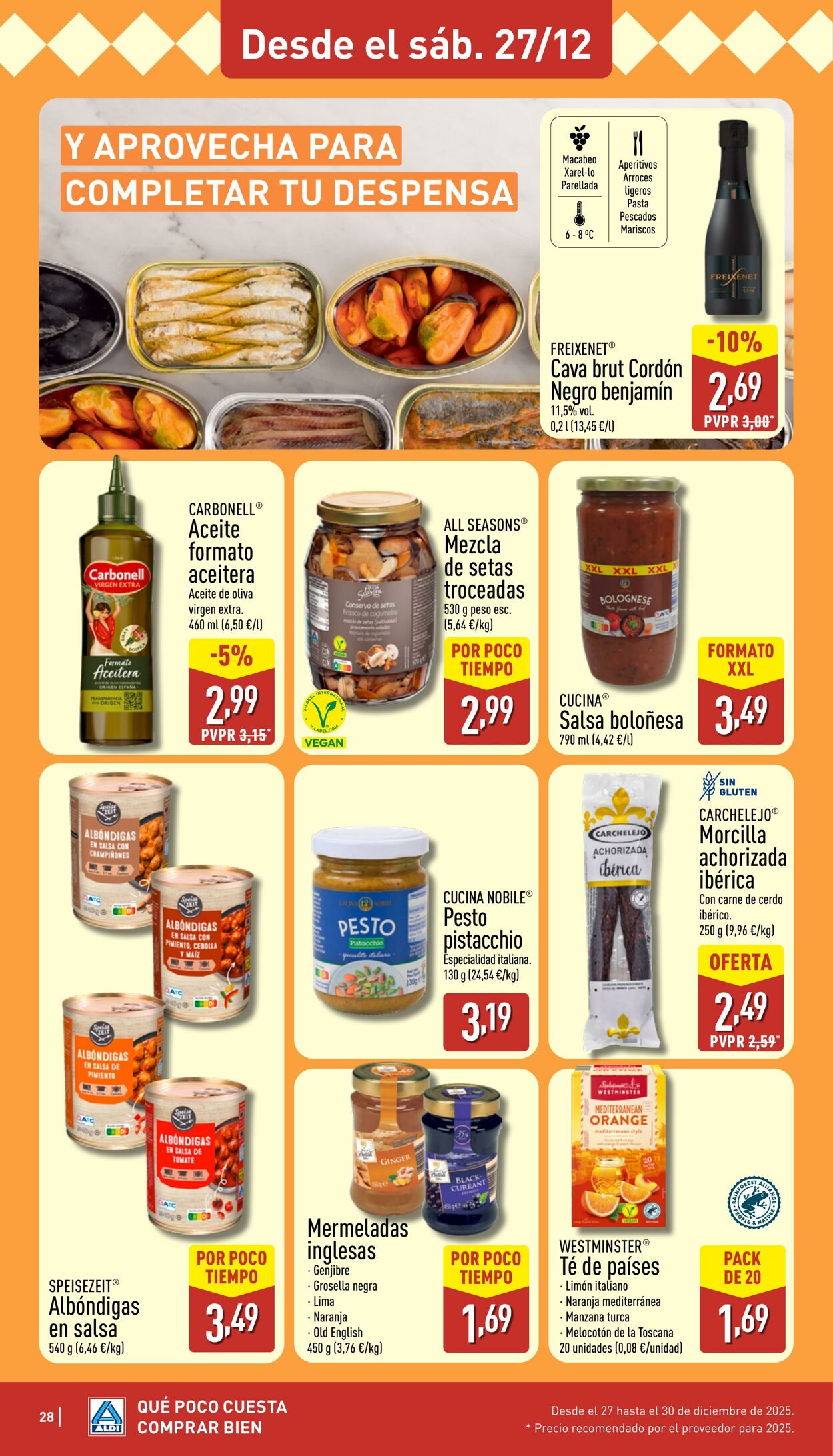 Folleto Aldi 22.12.2025 - 28.12.2025