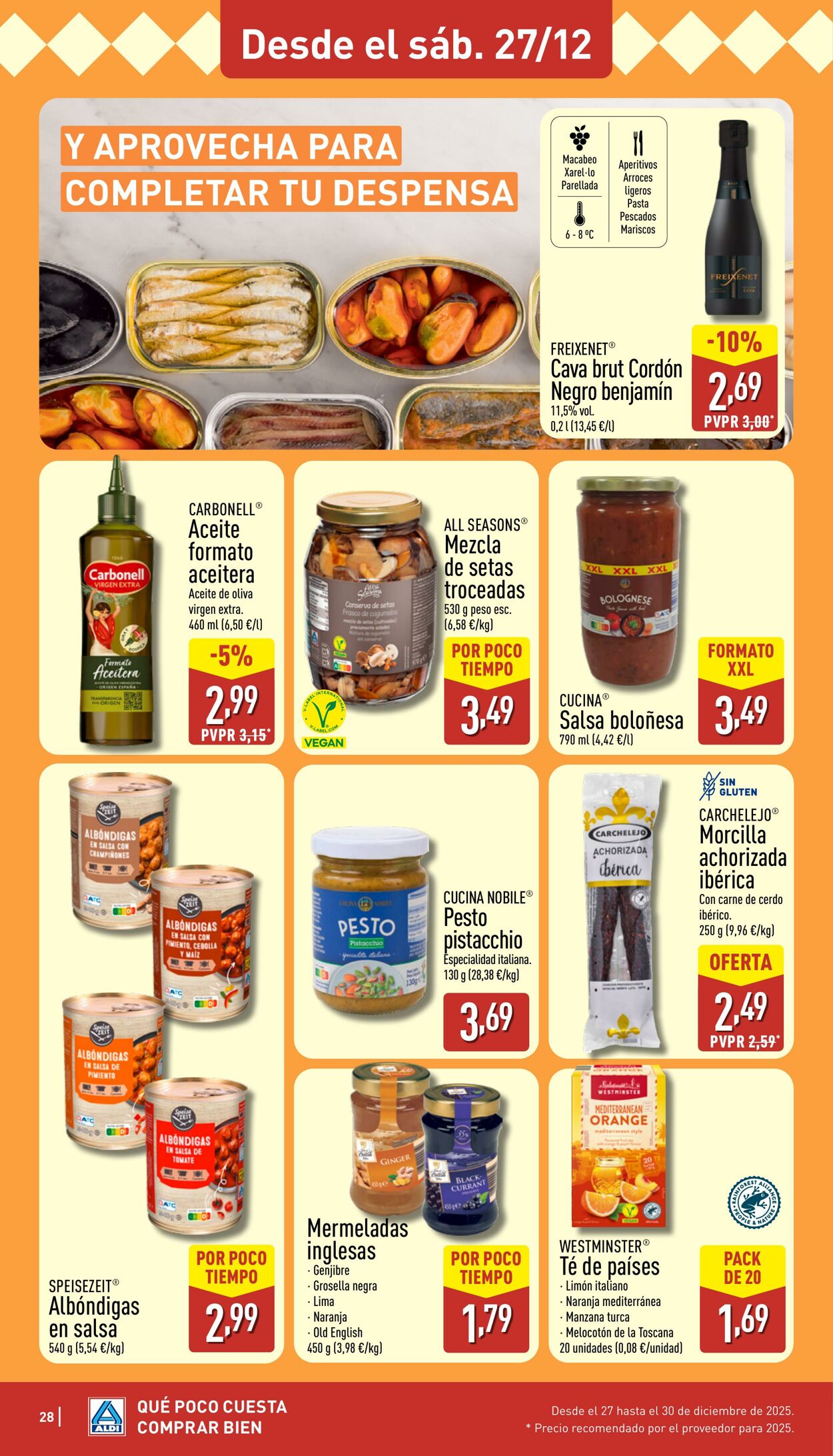 Folleto Aldi 22.12.2025 - 28.12.2025