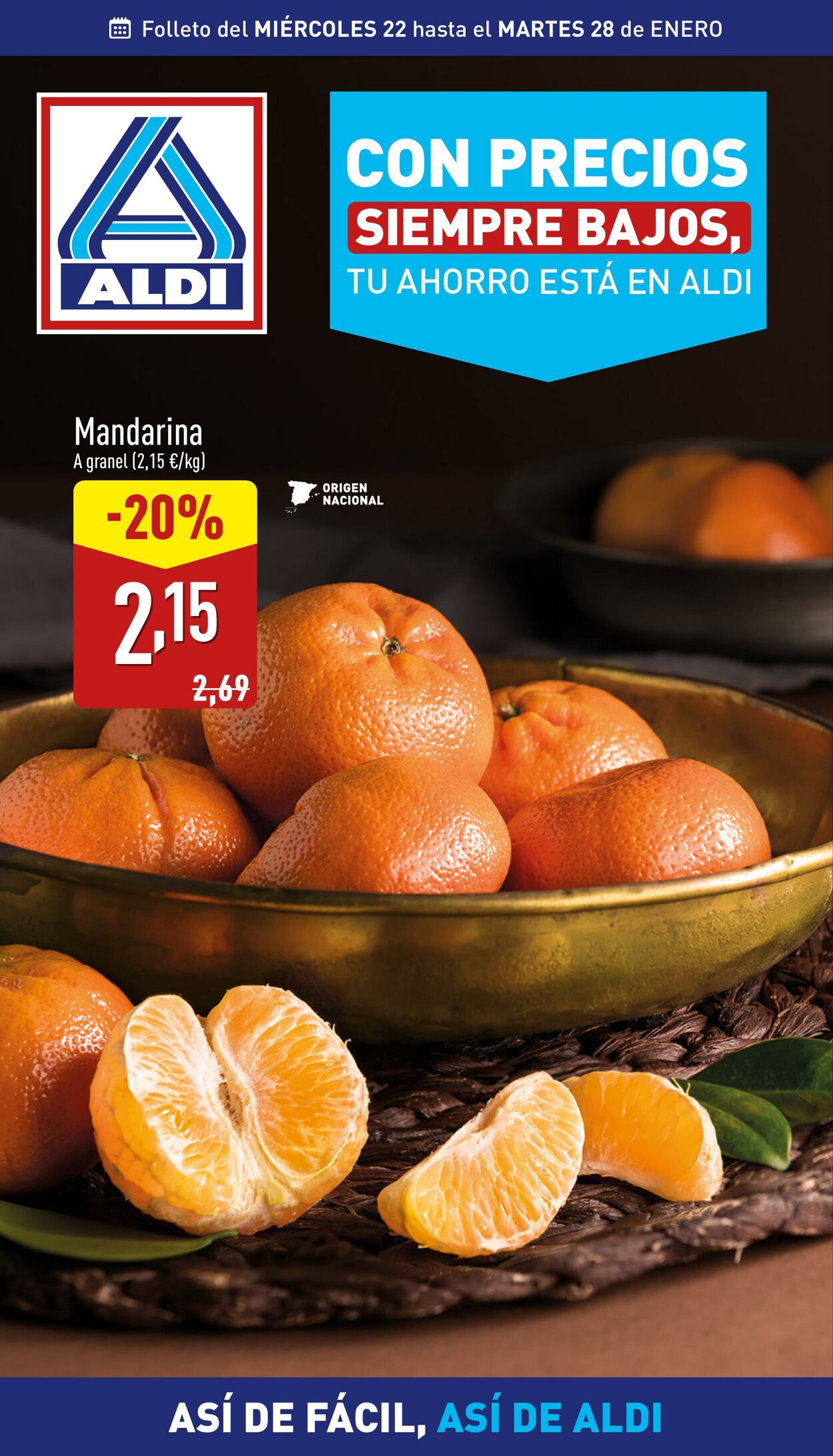 Folleto Aldi - Folleto semanal - Nuestras ofertas del 22 al 28 de enero - ALDI 22 ene., 2025 - 28 ene., 2025