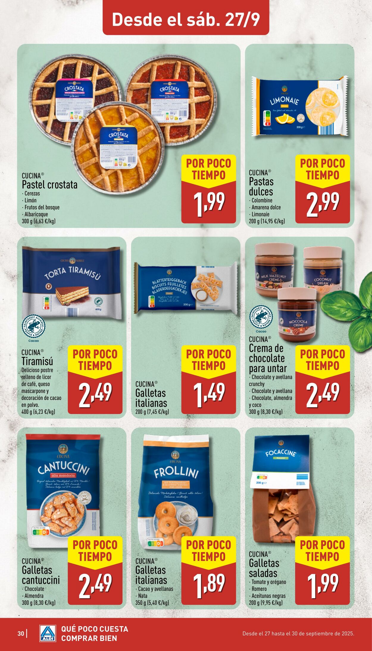 Folleto Aldi 22.09.2025 - 28.09.2025