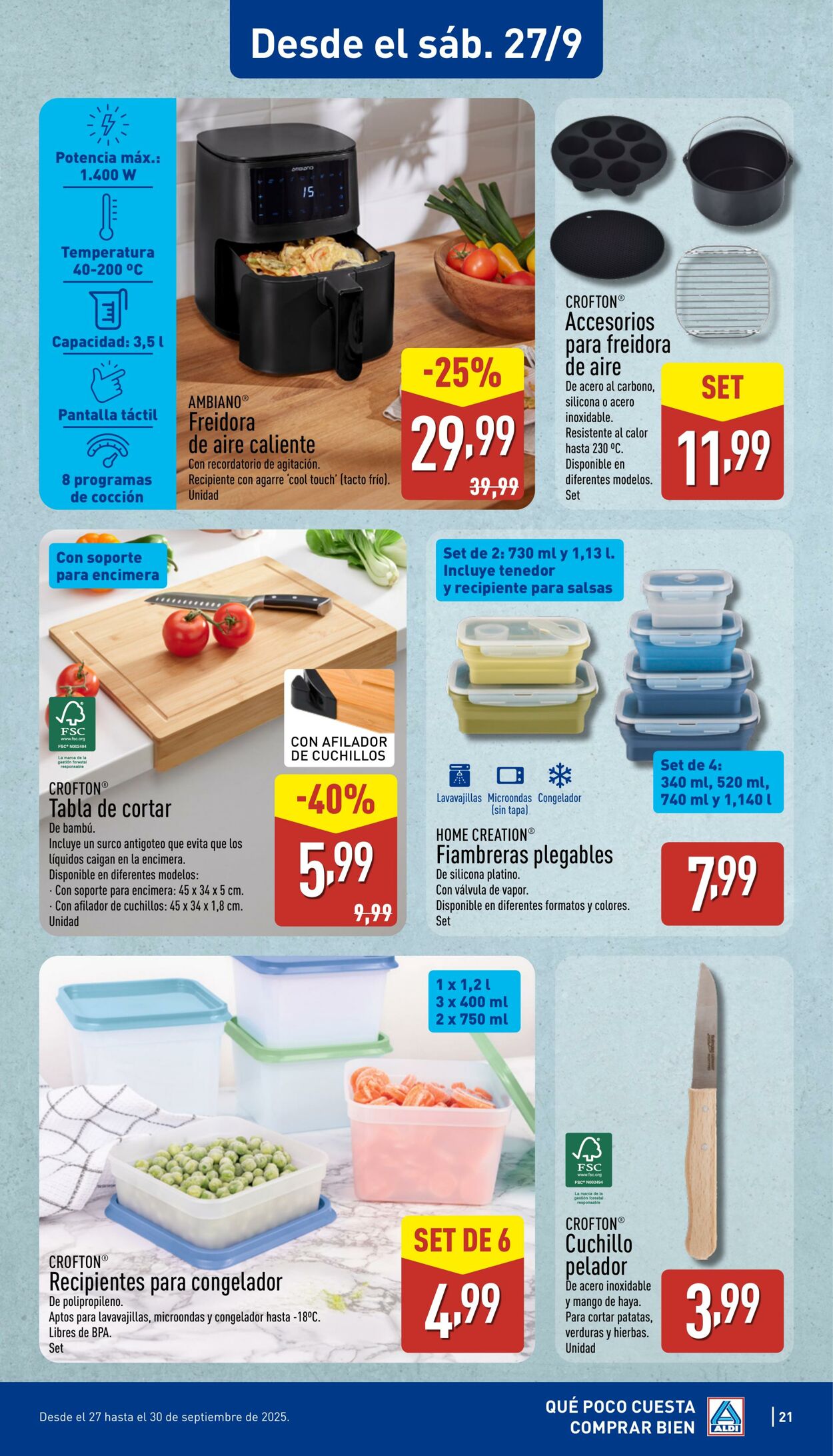 Folleto Aldi 22.09.2025 - 28.09.2025