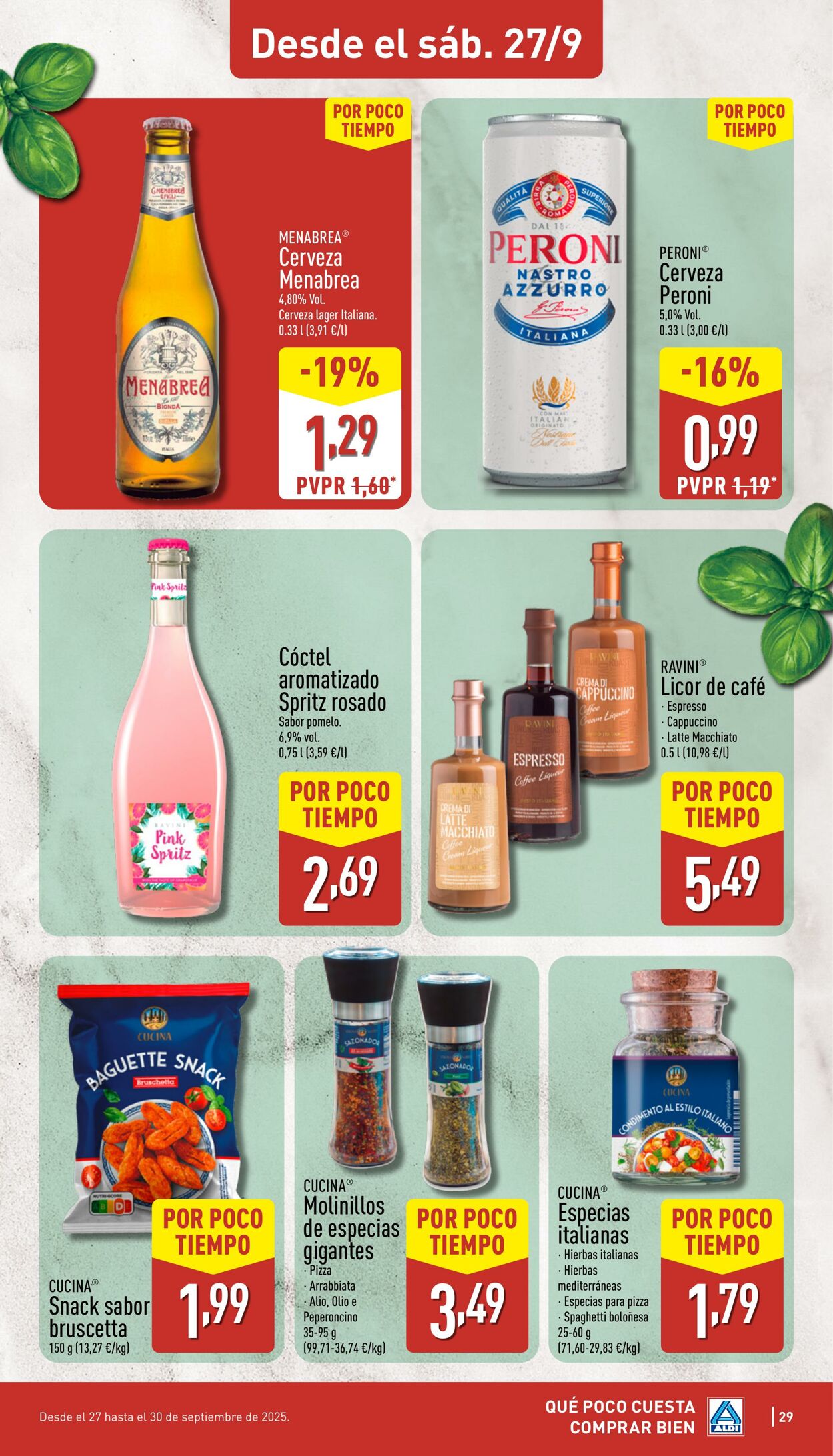 Folleto Aldi 22.09.2025 - 28.09.2025