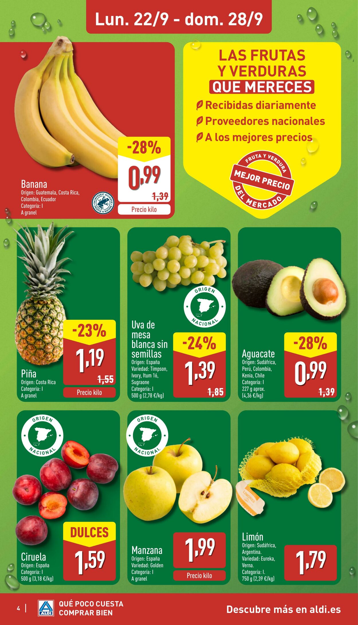 Folleto Aldi 22.09.2025 - 28.09.2025