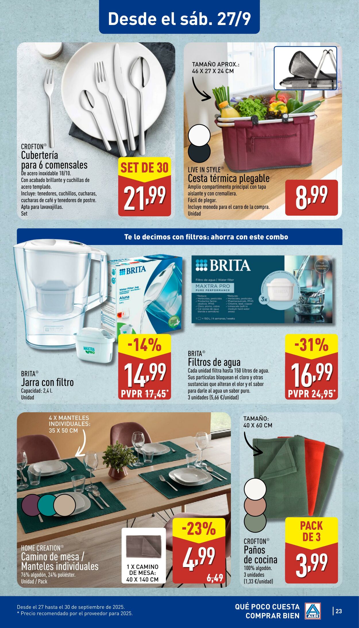 Folleto Aldi 22.09.2025 - 28.09.2025