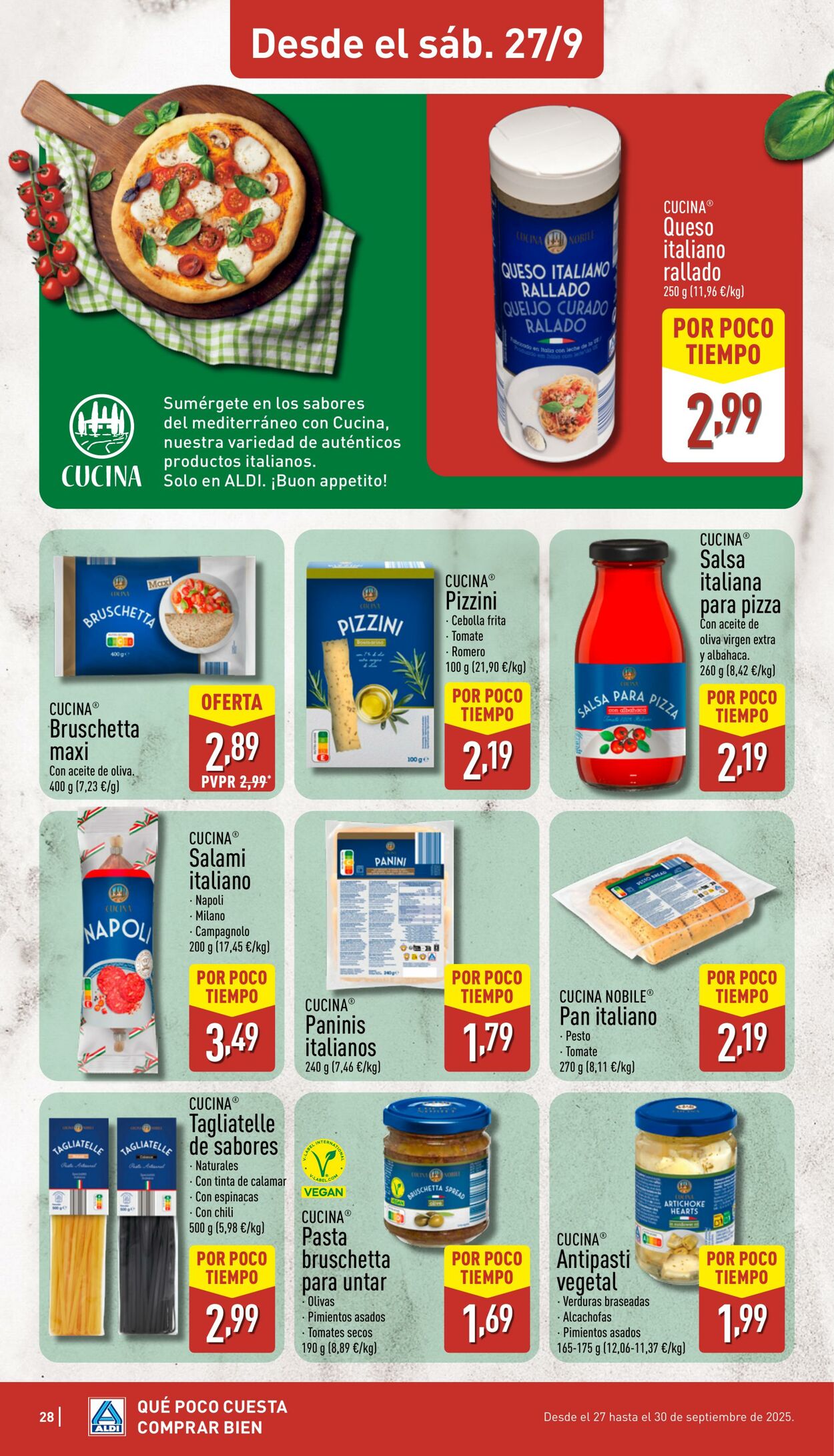 Folleto Aldi 22.09.2025 - 28.09.2025