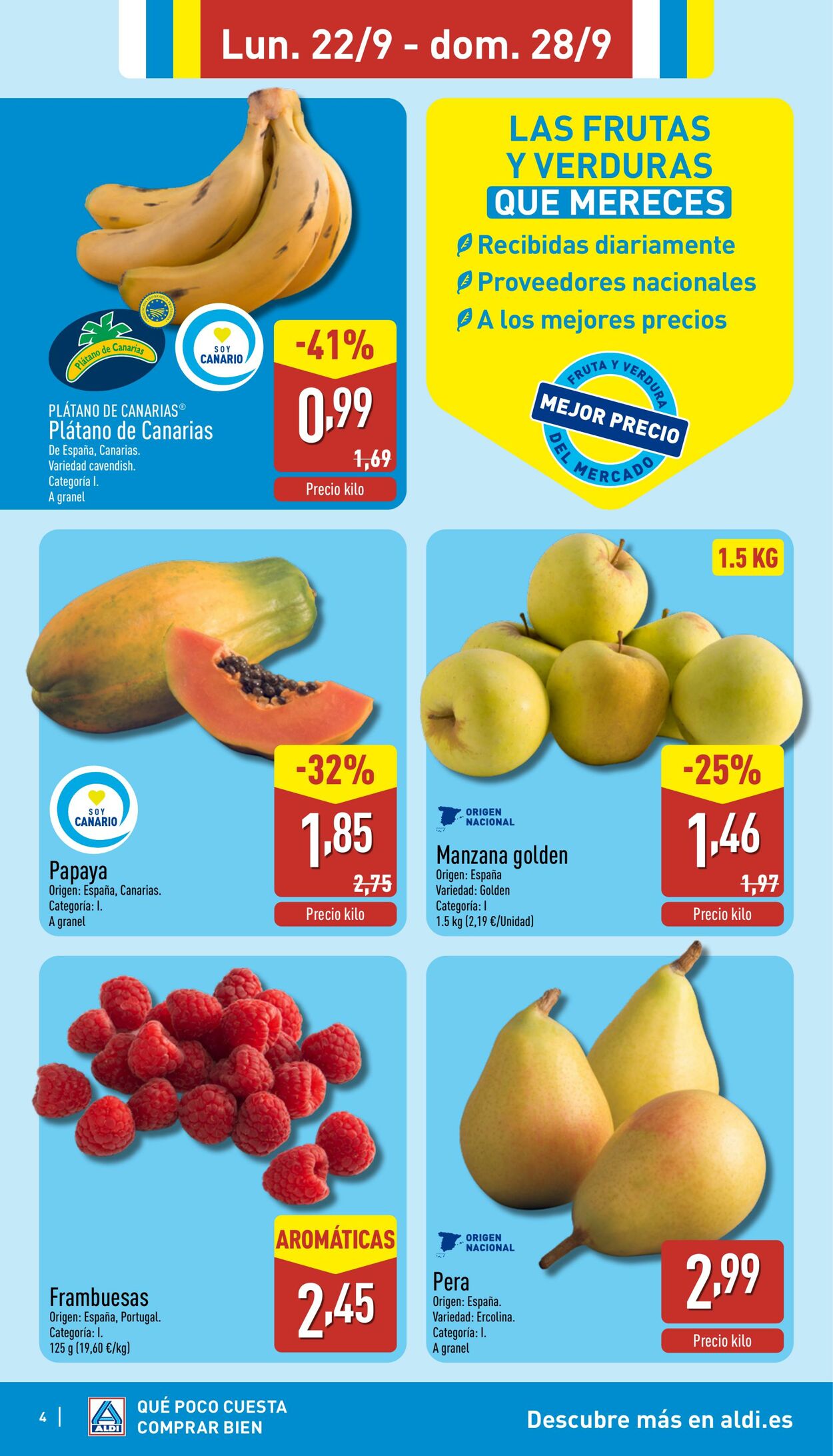 Folleto Aldi 22.09.2025 - 28.09.2025