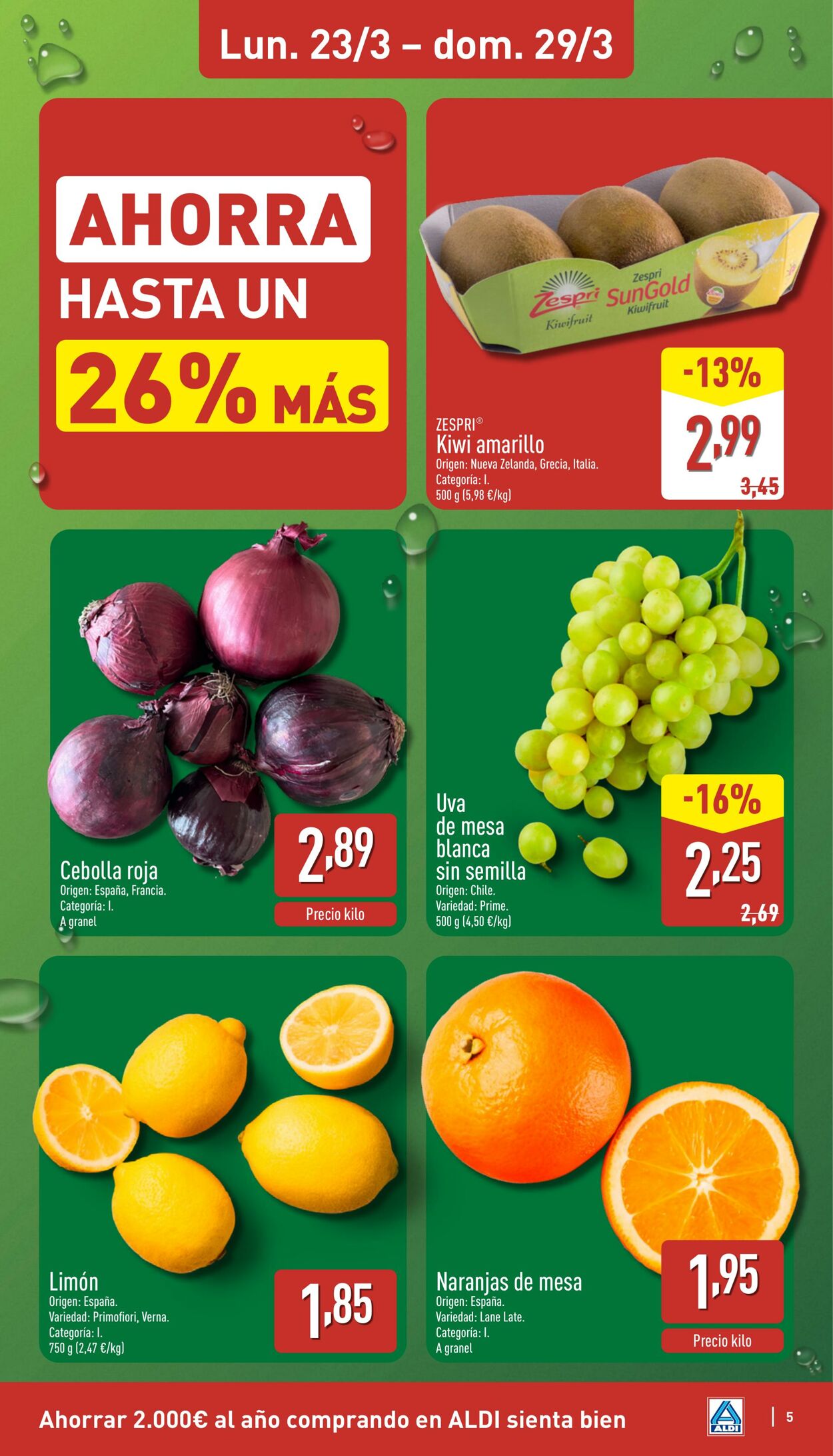 Folleto Aldi 23.03.2026 - 29.03.2026