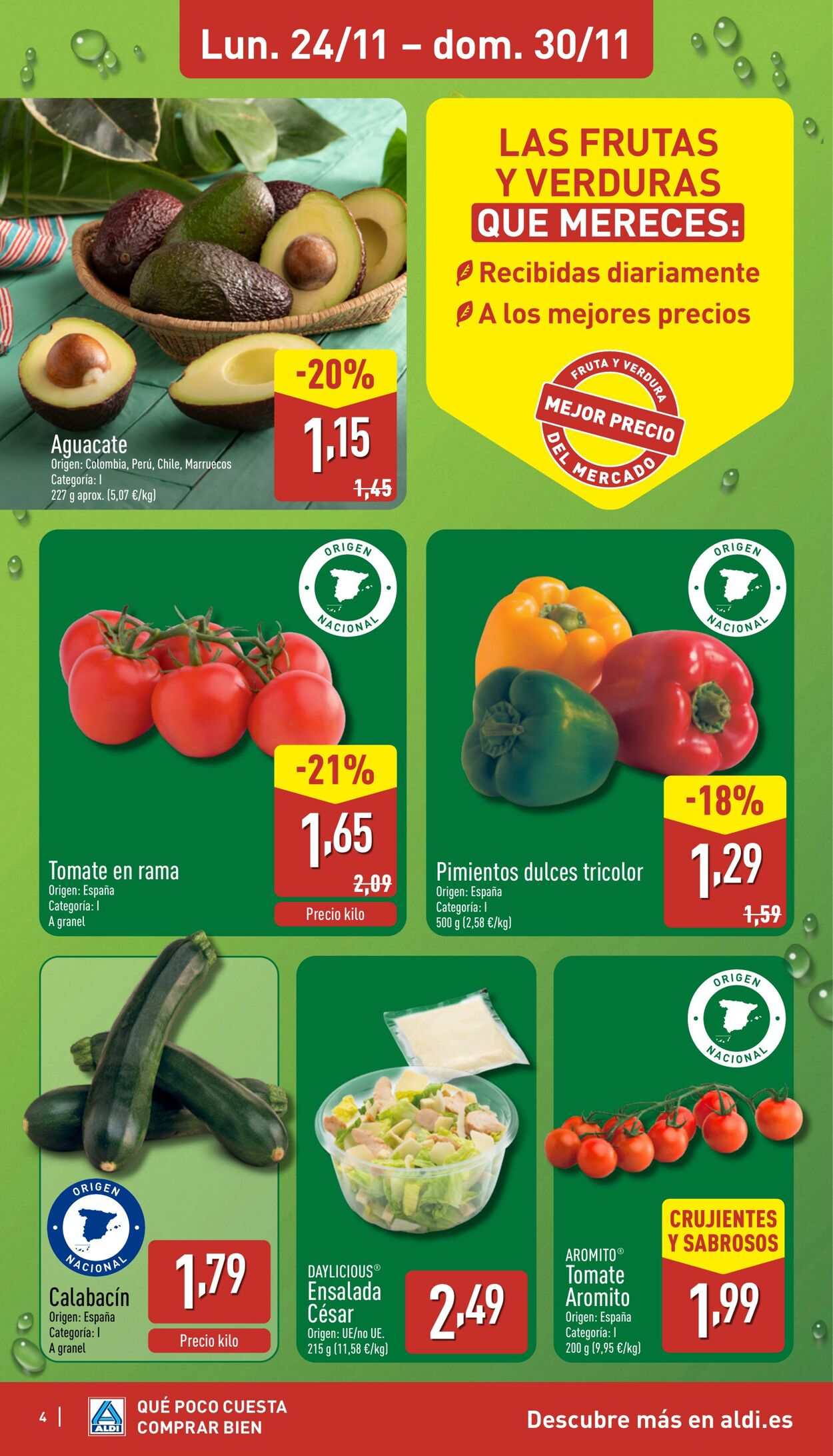 Folleto Aldi 24.11.2025 - 30.11.2025